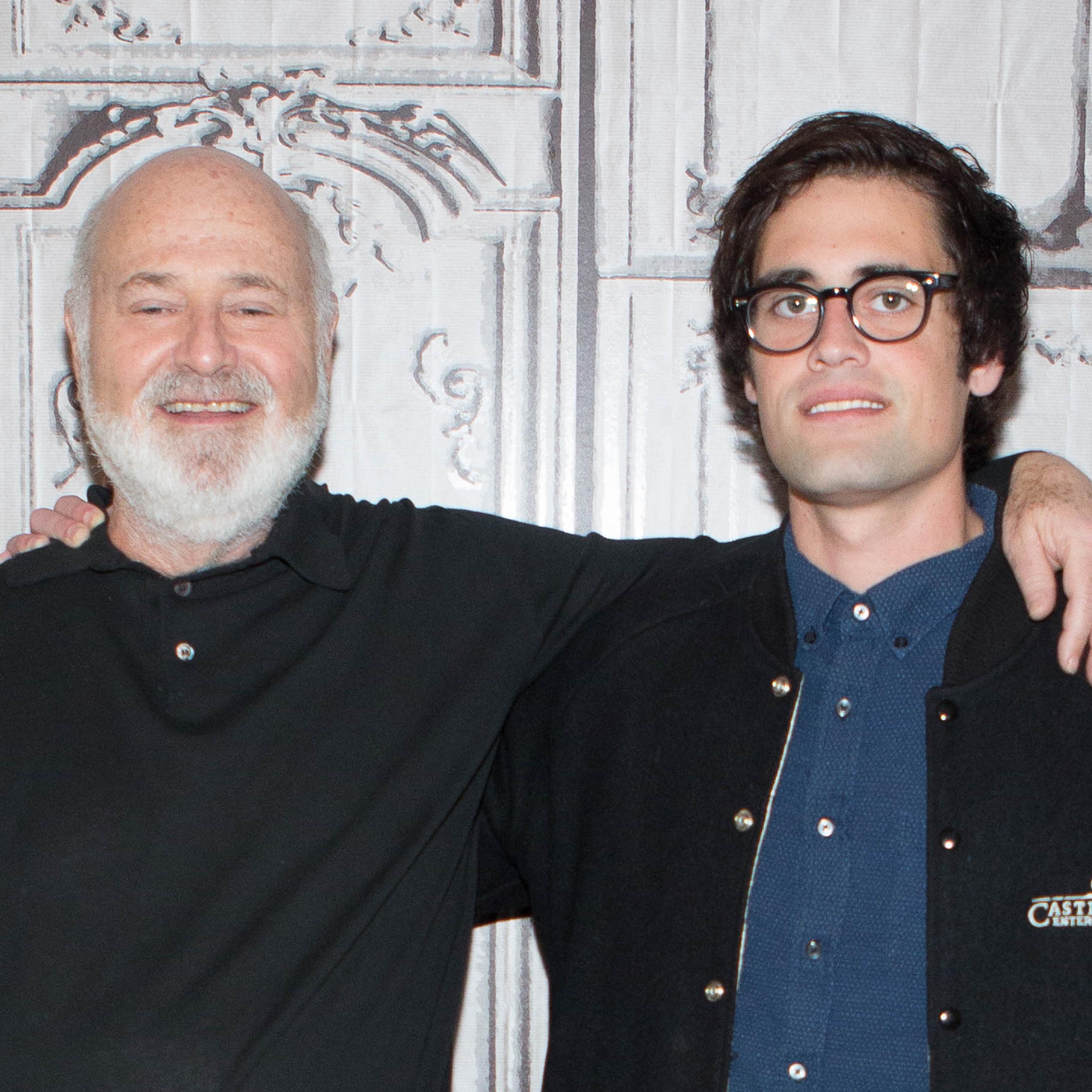 Rob Reiner and Nick Reiner attend "Being Charlie" AOL Studios In New York on May 4, 2016 in New York City.