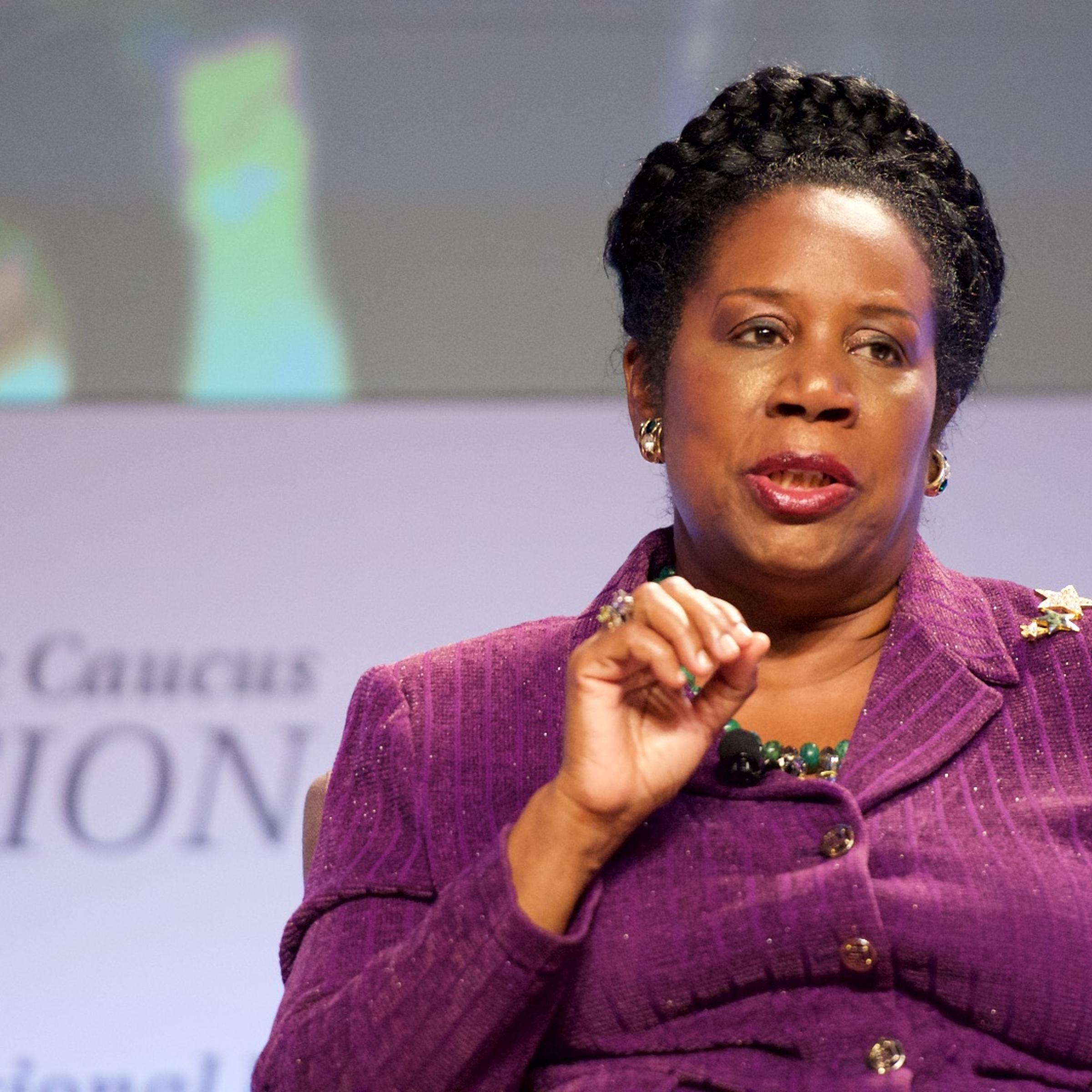 U.S. Representative Sheila Jackson Lee serves as a panelist at the National Town Hall: 'Black Lives Matter' discussion at Walter E. Washington Convention Center in Washington, D.C., on Sept. 17, 2015.