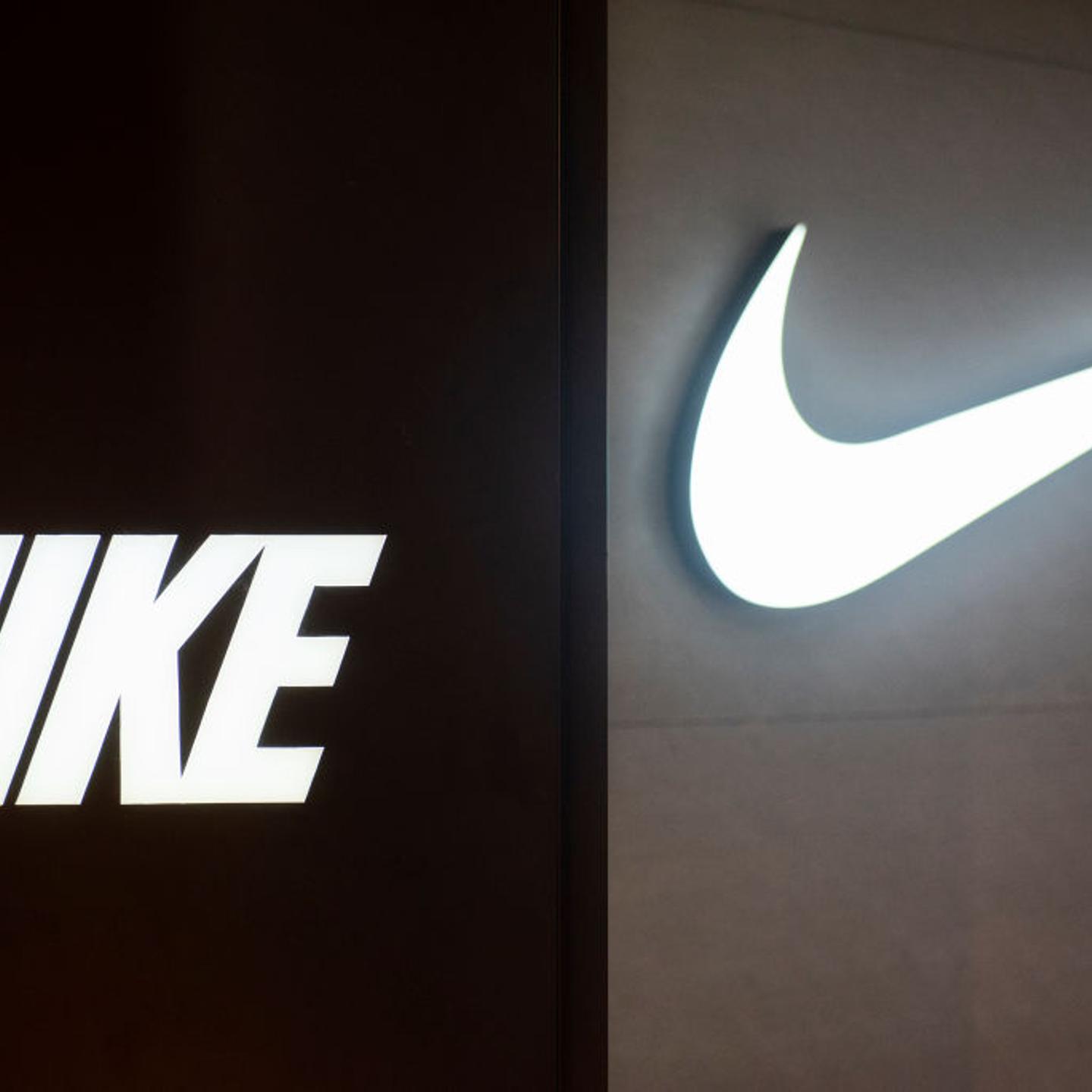 A logo of an American multinational sport clothing brand