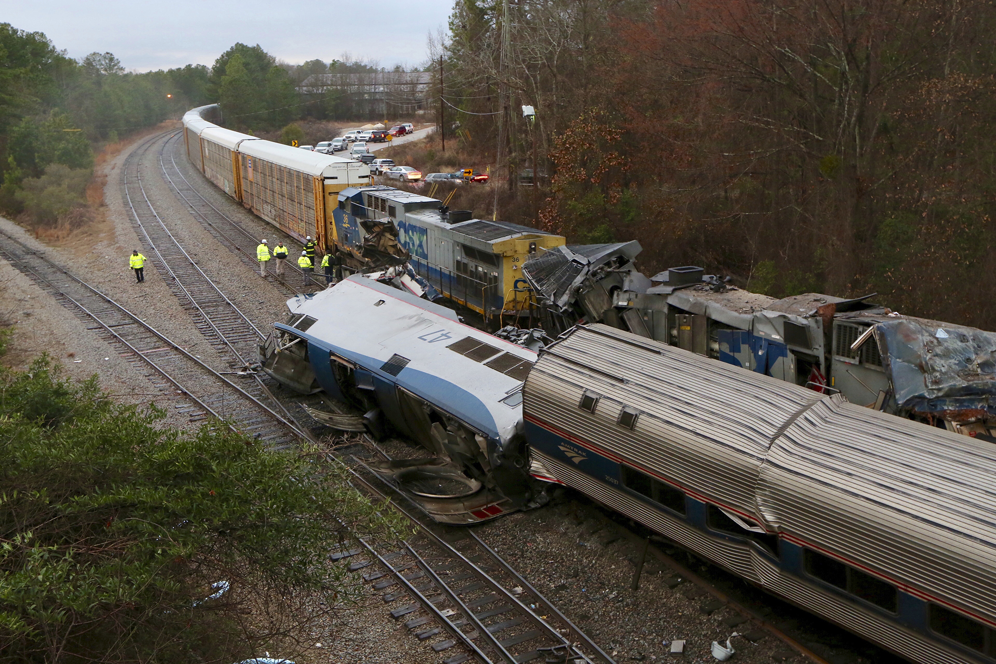 Amtrak Train Crash South Carolina