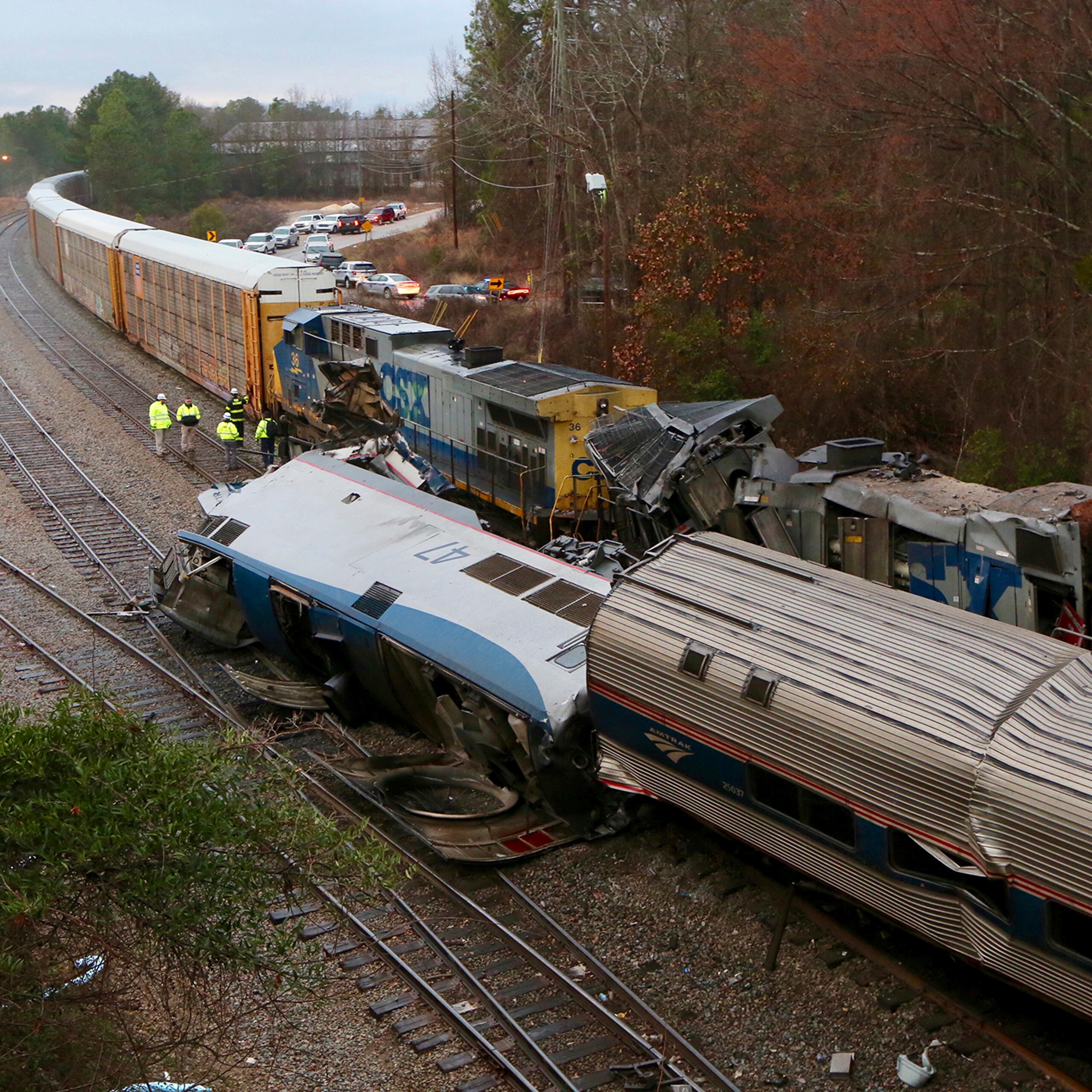 Amtrak Train Crash South Carolina