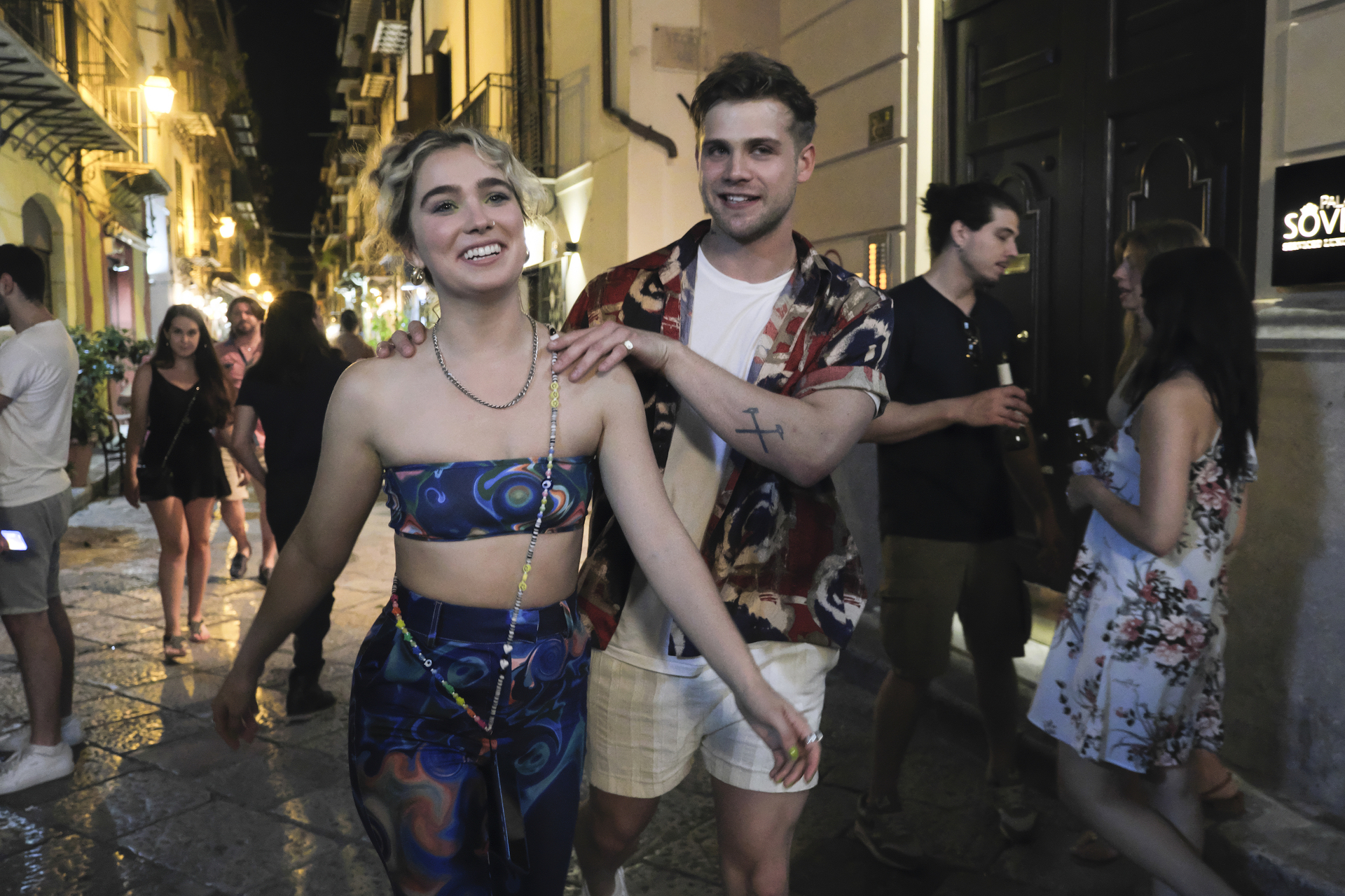 Haley Lu Richardson as Portia and Leo Woodall as Jack: Will they make it out of Sicily alive?