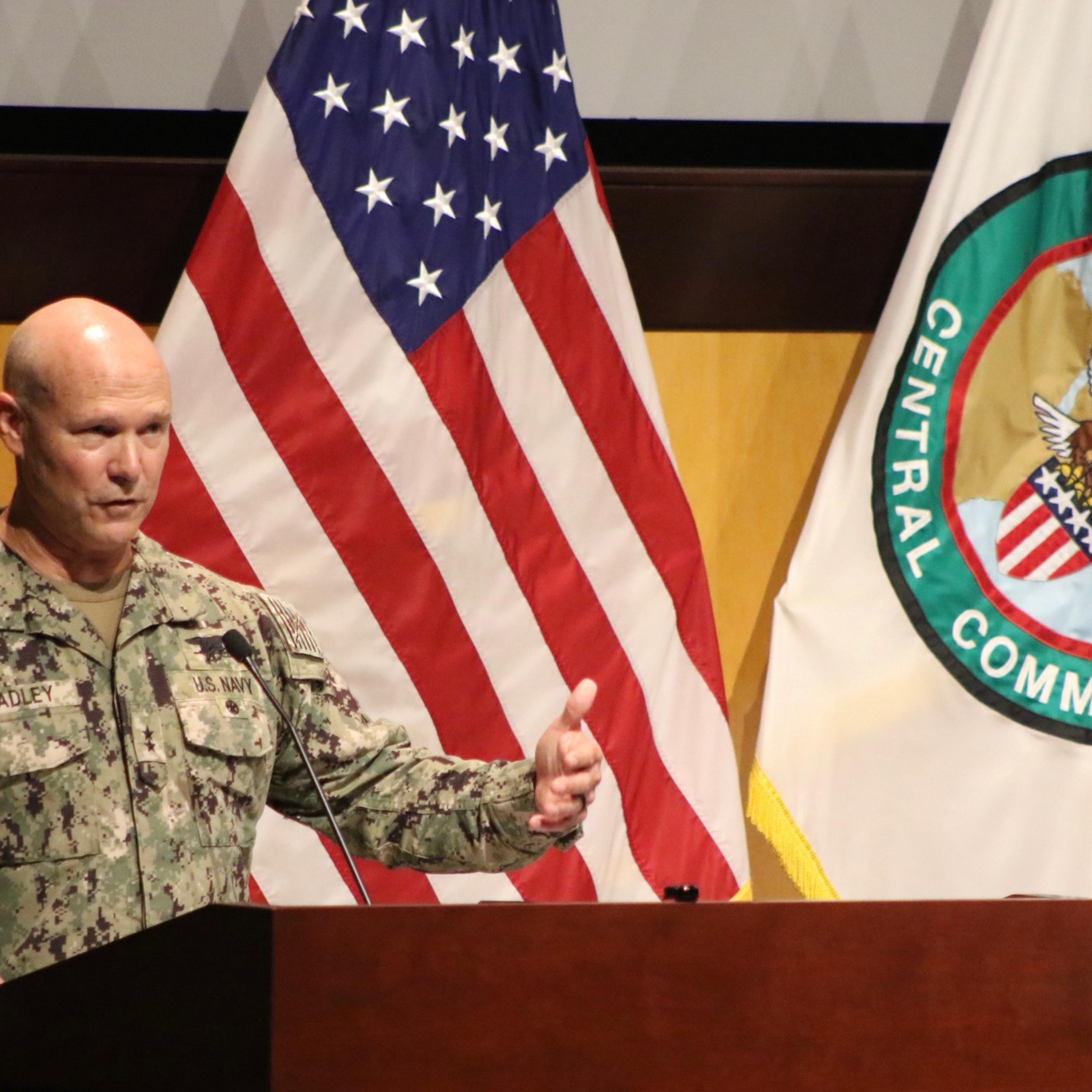 Adm. Frank "Mitch" Bradley on July 1, 2022.
