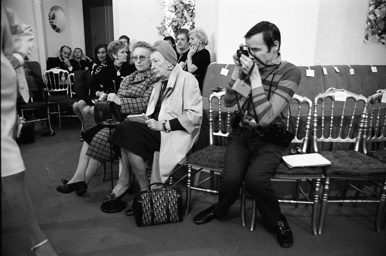 Bill Cunningham in Paris in 1971