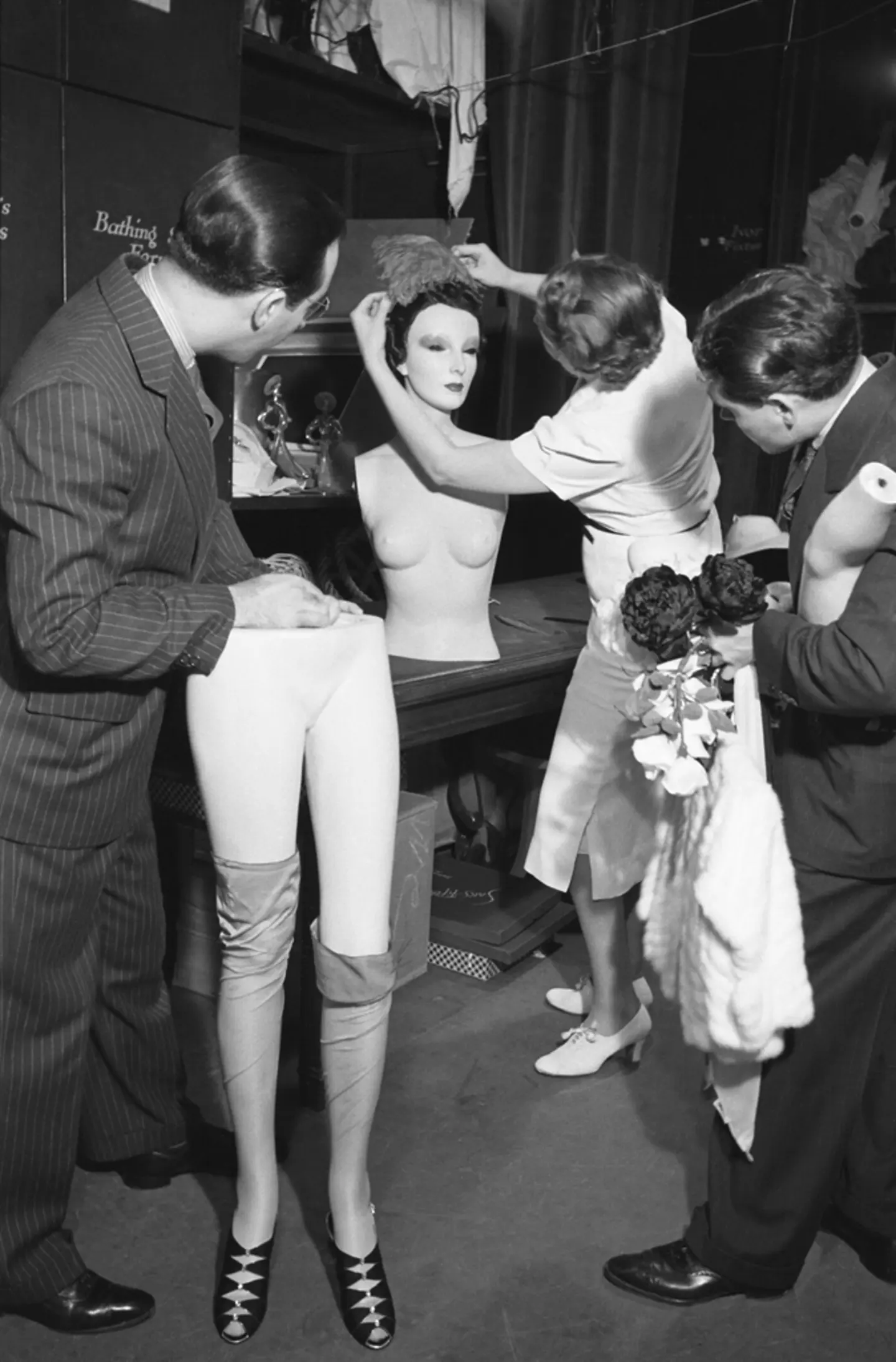 Cynthia the mannequin, 1937.
