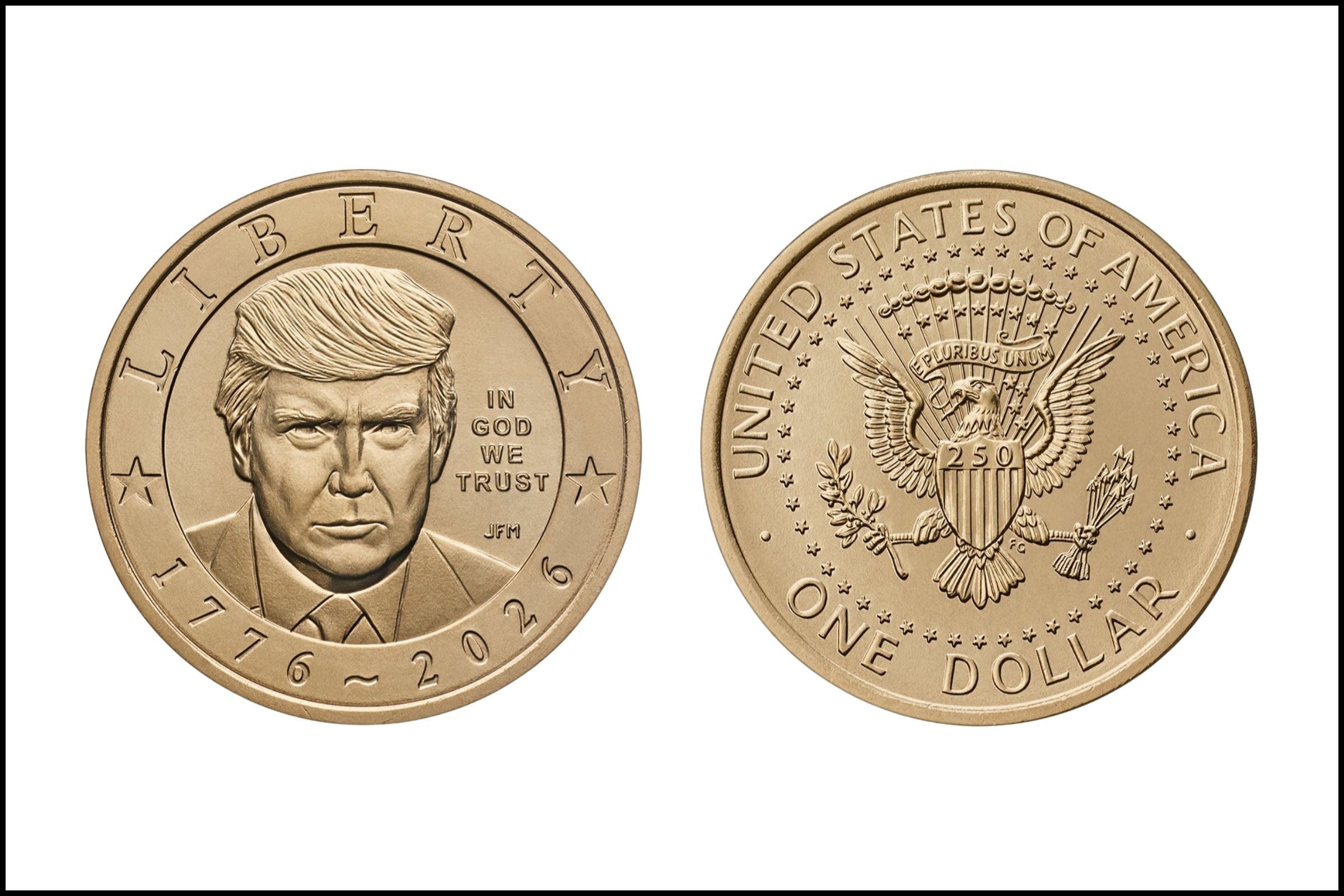 U.S. Mint to Start Producing $1 Coin Featuring Trump’s Face