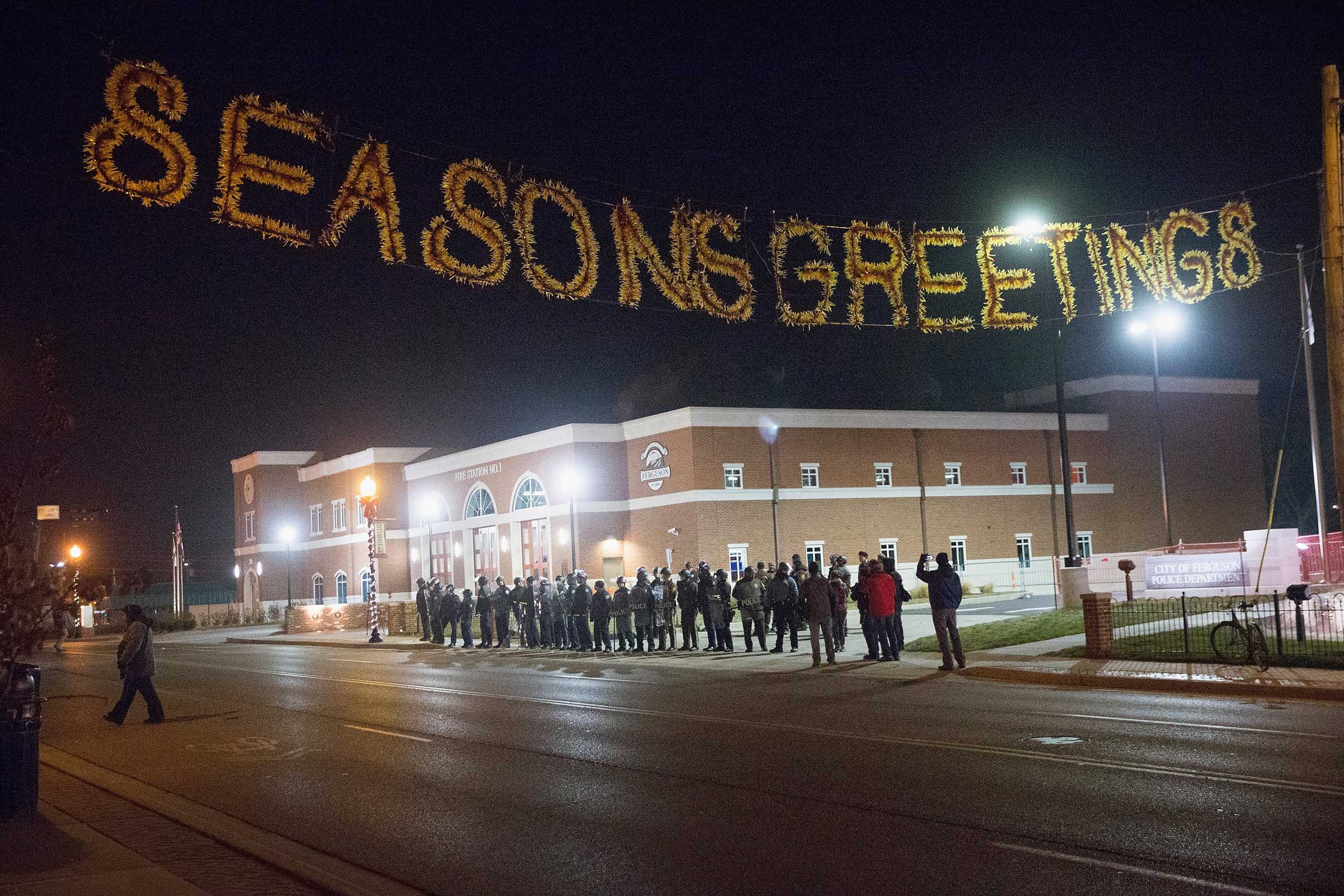Tense Ferguson, Missouri Awaits Grand Jury Findings In Shooting Of Michael Brown