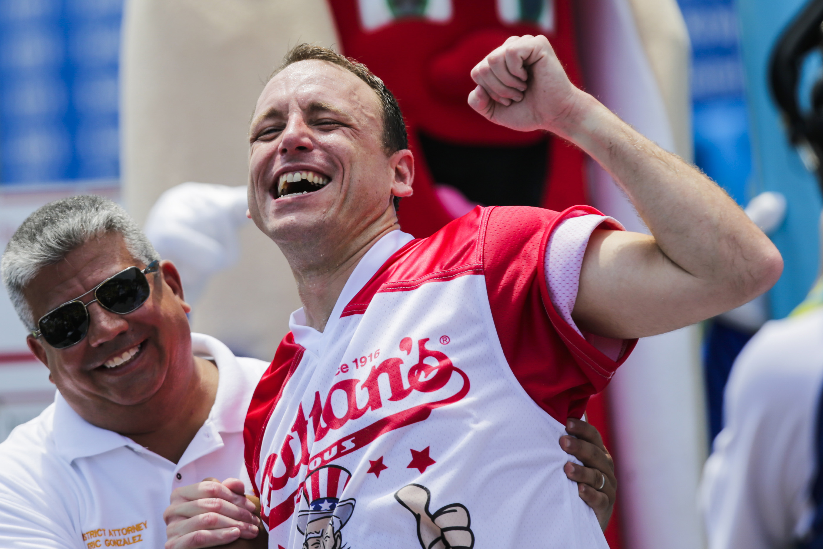 Joey Chestnut 2018 Nathan's Hot Dog-Eating Contest