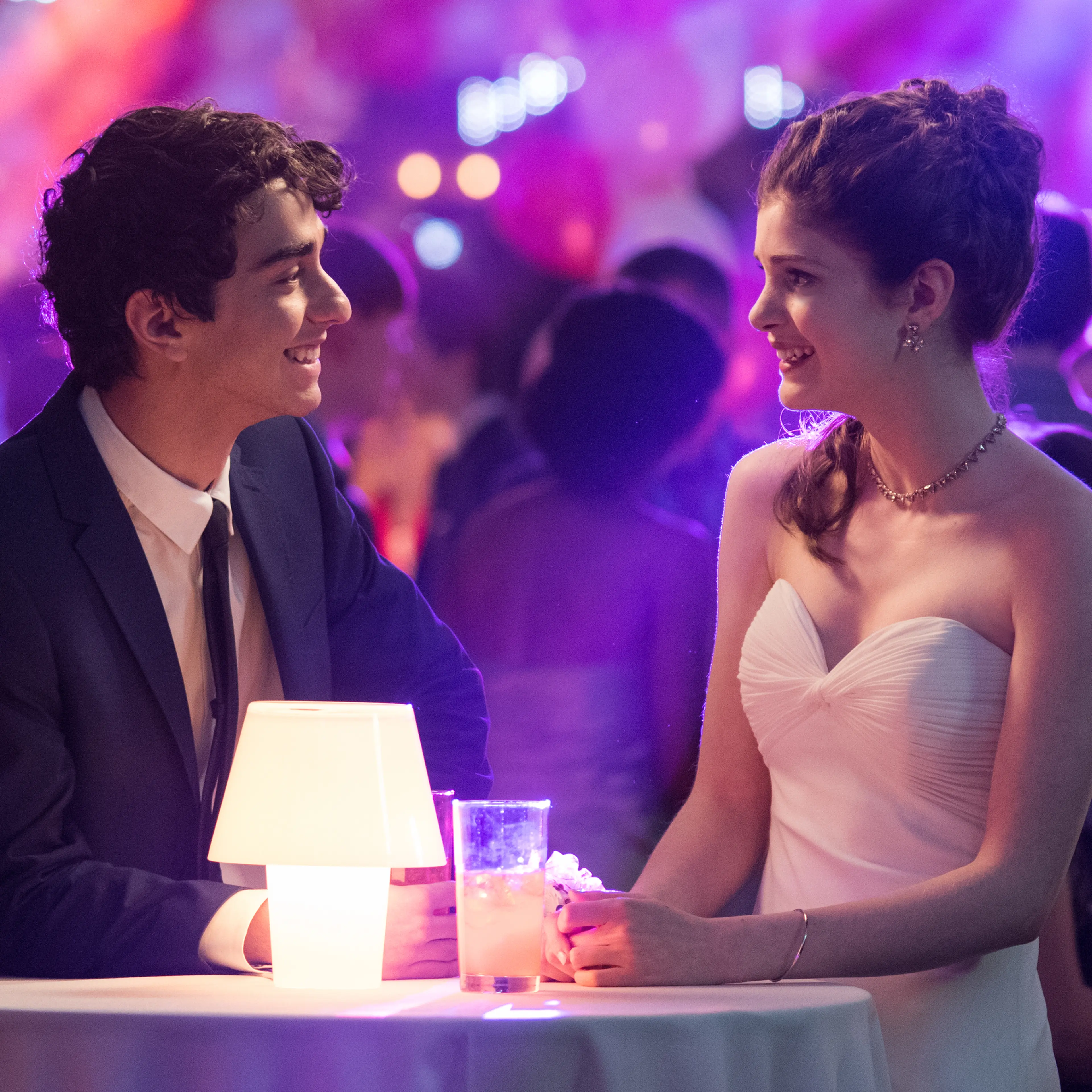 Alex Wolff, left, and Elena Kampouris, right, in a scene from My Big Fat Greek Wedding 2.