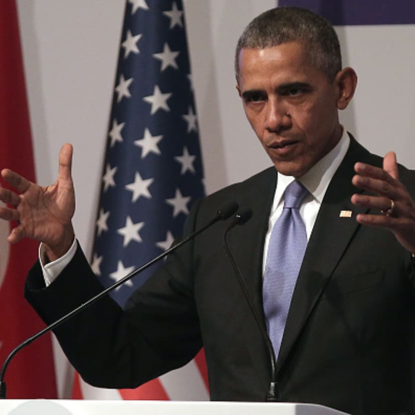 U.S President Barack Obama speaks to the media during his closing press conference on day two of the G20 Turkey Leaders Summit on November 16, 2015 in Antalya, Turkey.