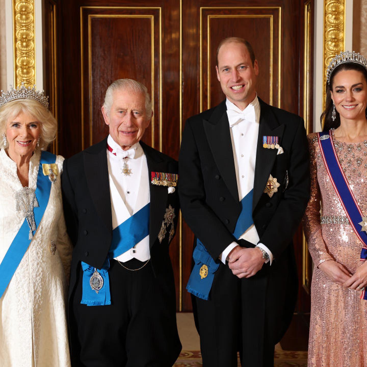 King Charles III And Queen Camilla Host Diplomatic Reception