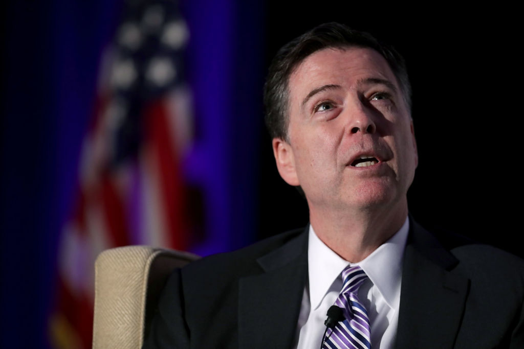 FBI Director Comey Discusses Counterterrorism And Cybersecurity At DC Dinner
