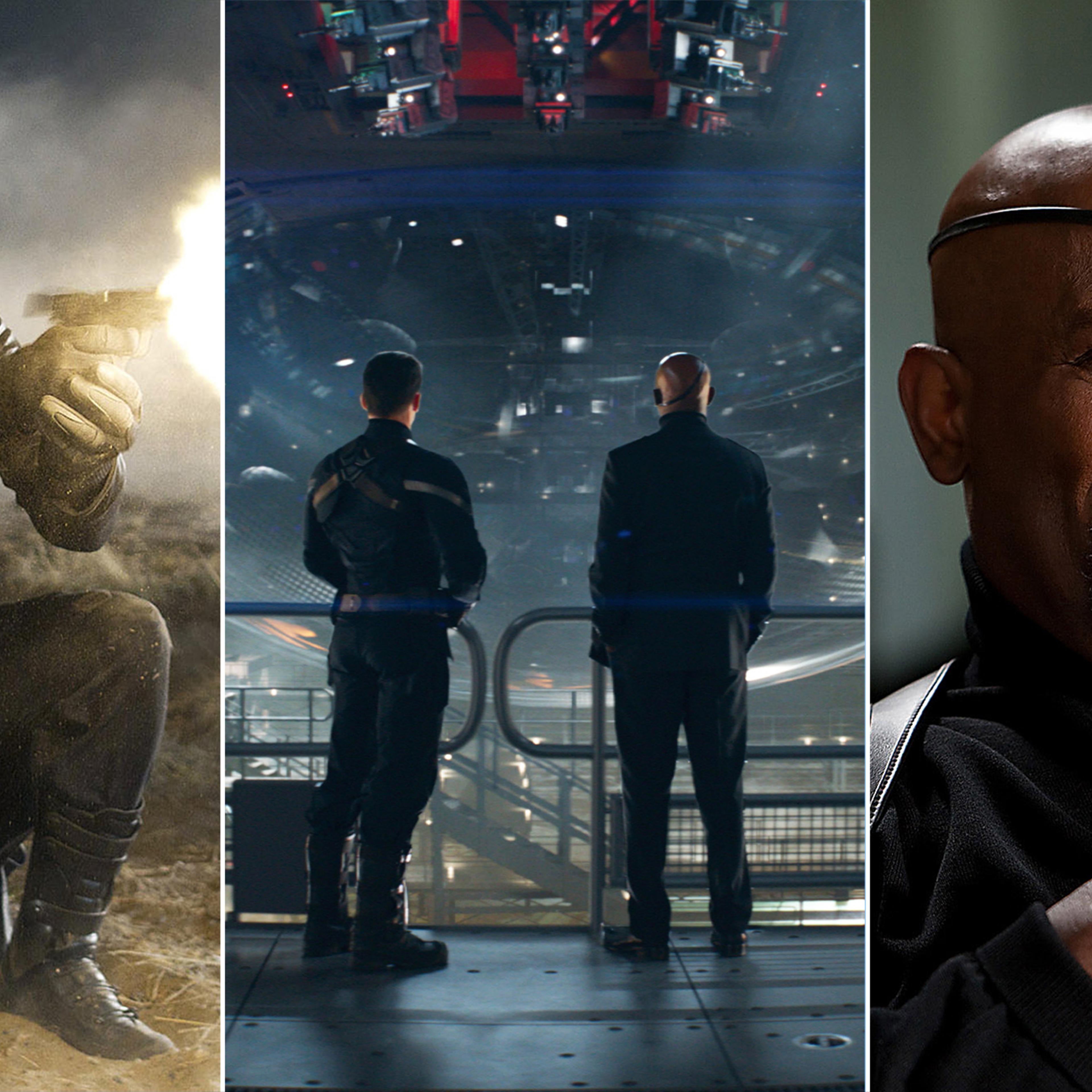 Samuel L. Jackson as Nick Fury in The Avengers, Captain America: Winter Soldier, and Iron Man 2