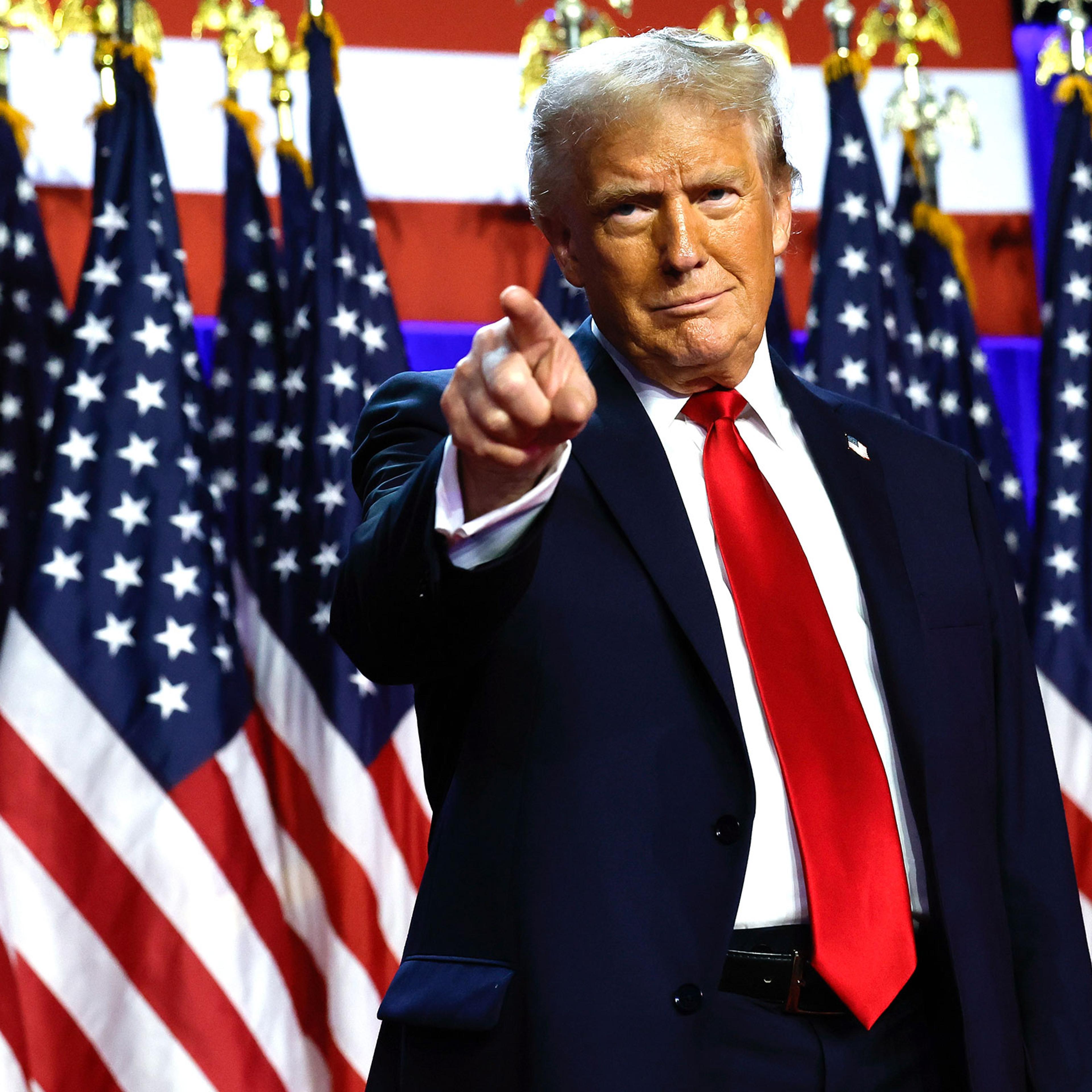 Republican Presidential Nominee Donald Trump Holds Election Night Event In West Palm Beach