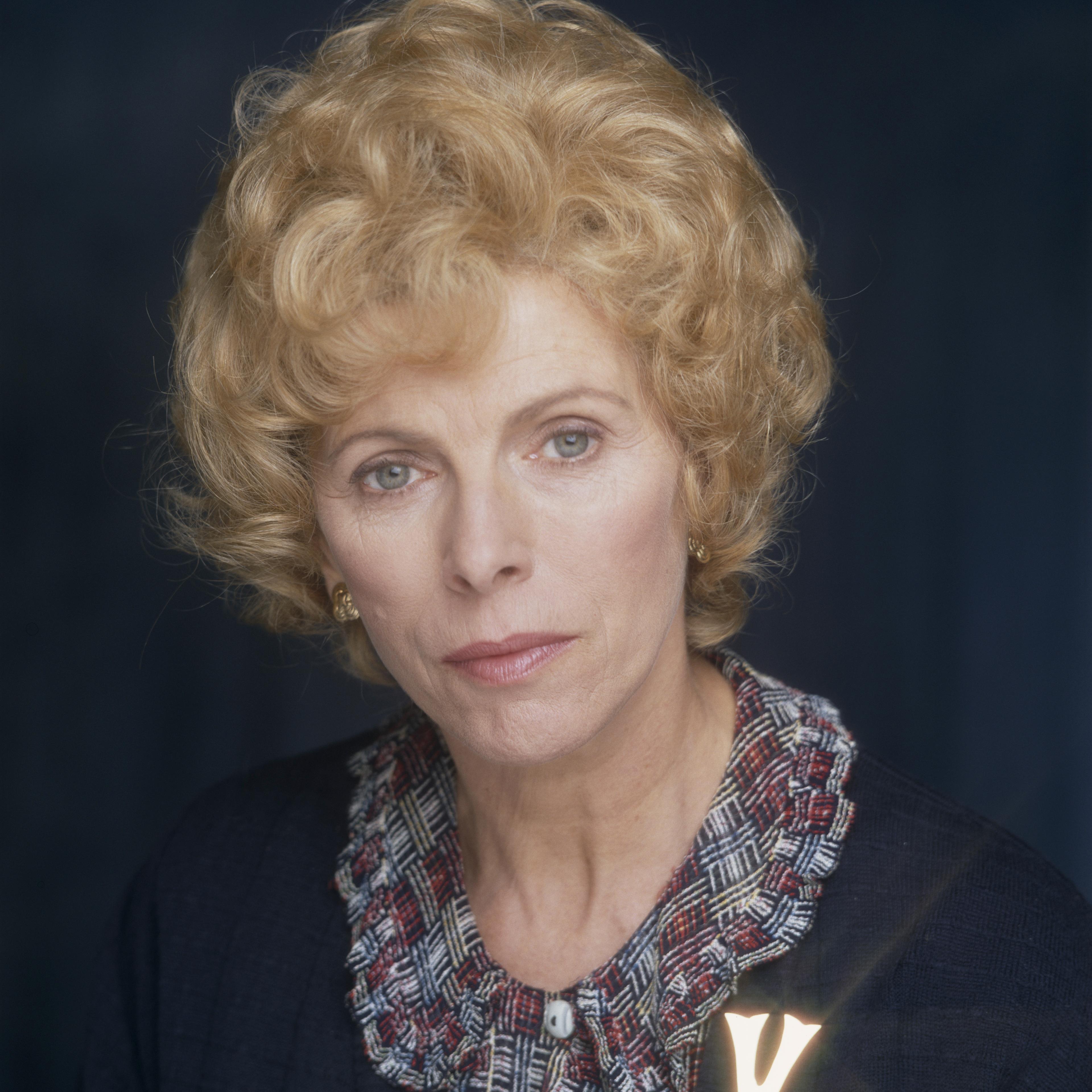 English actress Billie Whitelaw as Violet Kray in the film 'The Krays' in 1990.