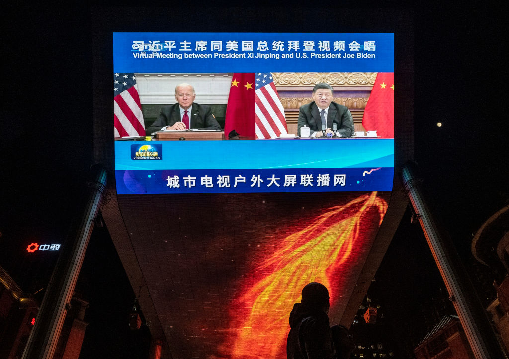 U.S. President Biden And China's President Xi Meet In Virtual Summit "n