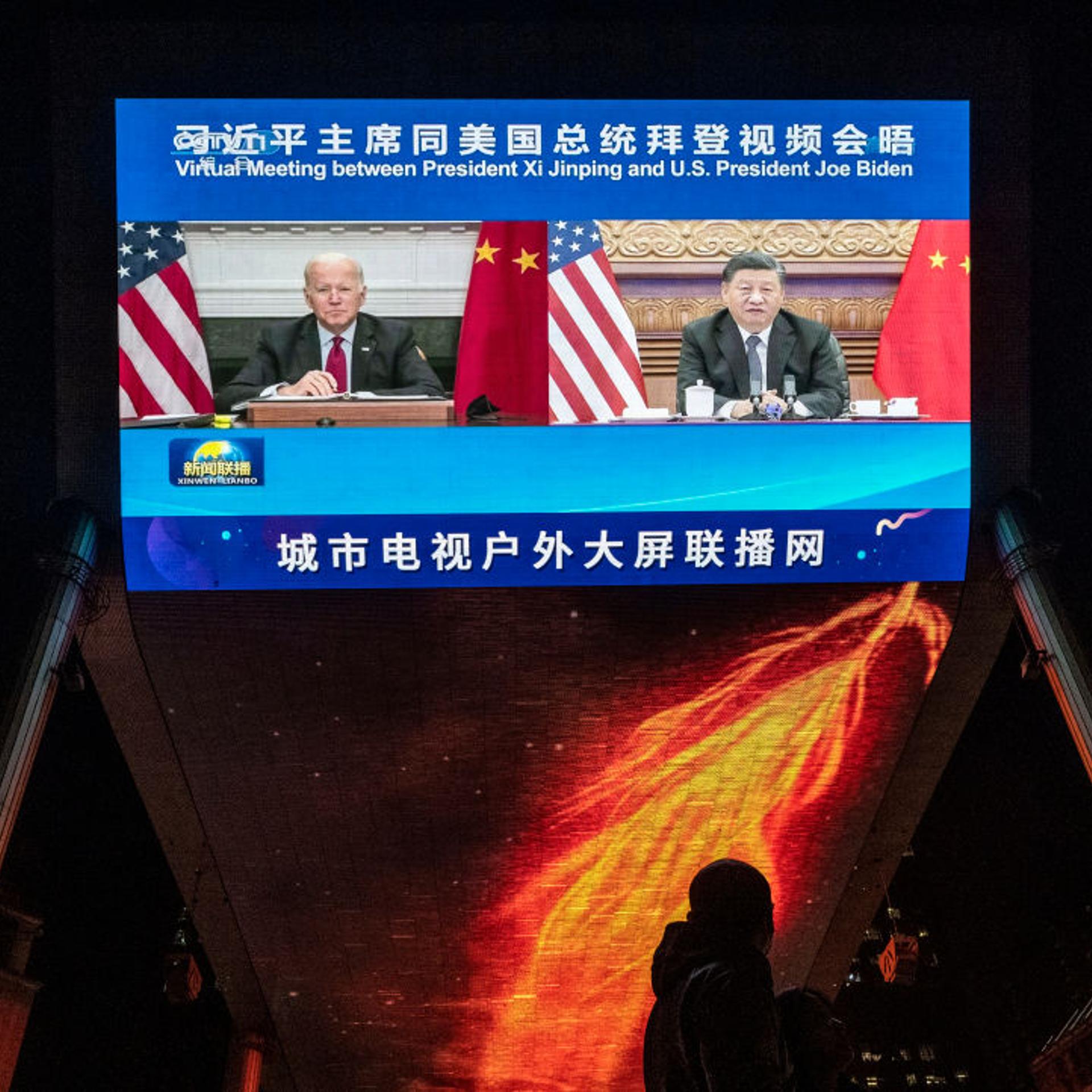 U.S. President Biden And China's President Xi Meet In Virtual Summit "n
