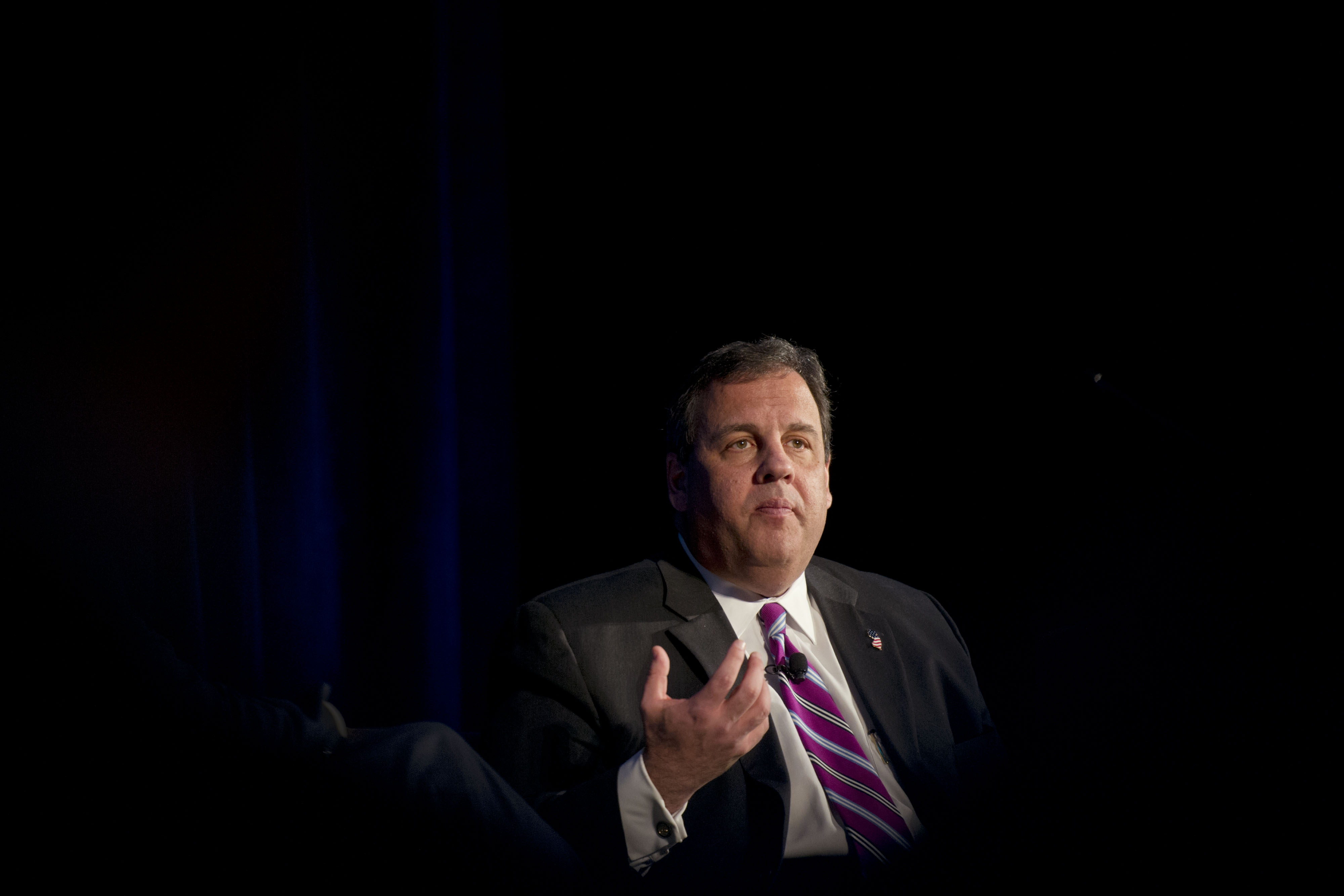 New Jersey Governor Chris Christie At Economic Club Of Chicago