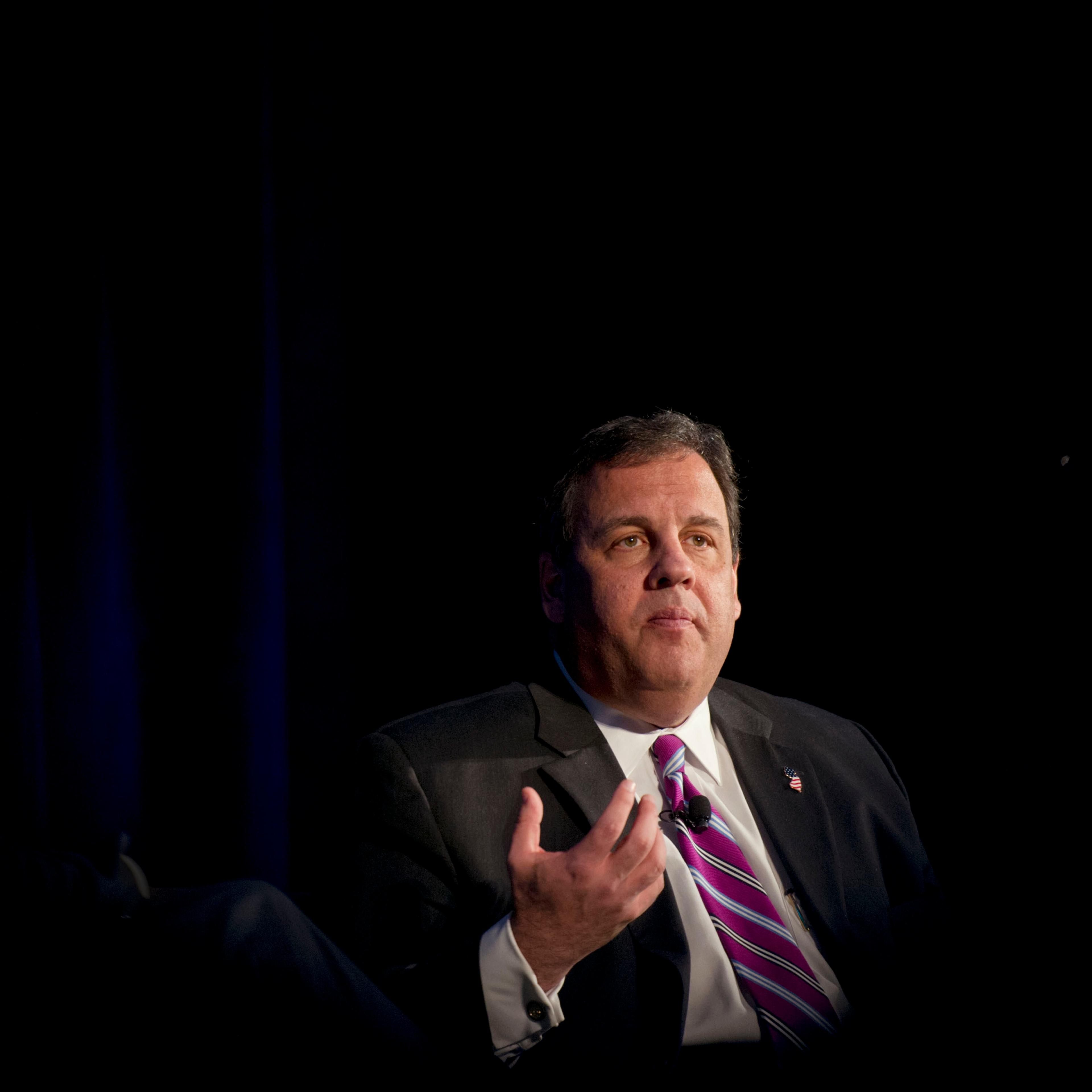 New Jersey Governor Chris Christie At Economic Club Of Chicago