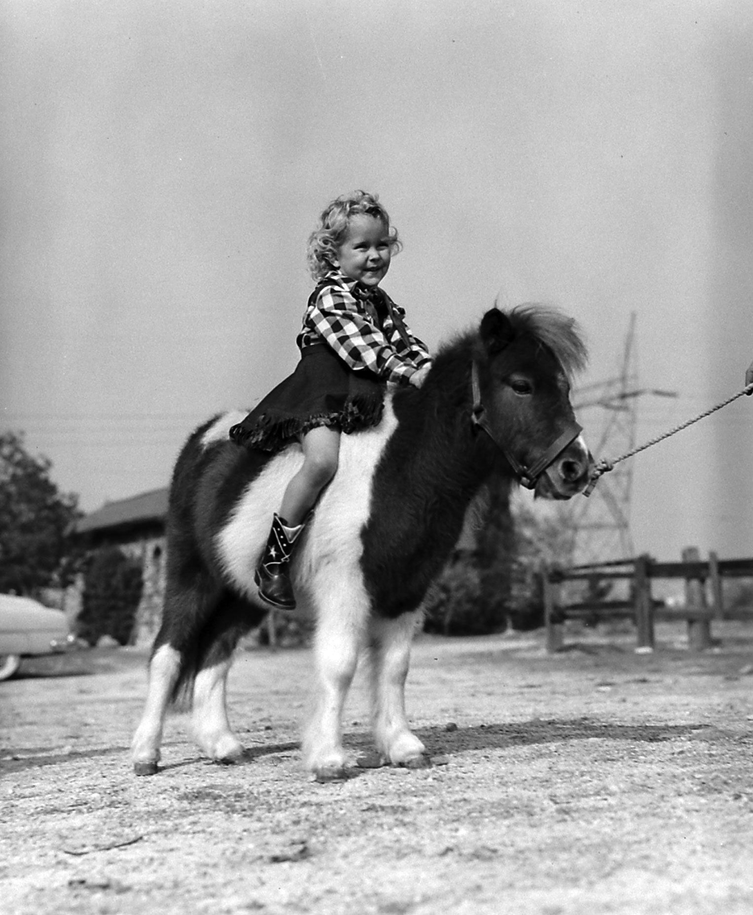 Cynthia riding Cedric.