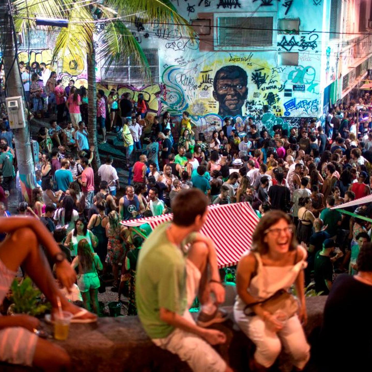 Graffiti Depicting Zumbi Dos Palmares