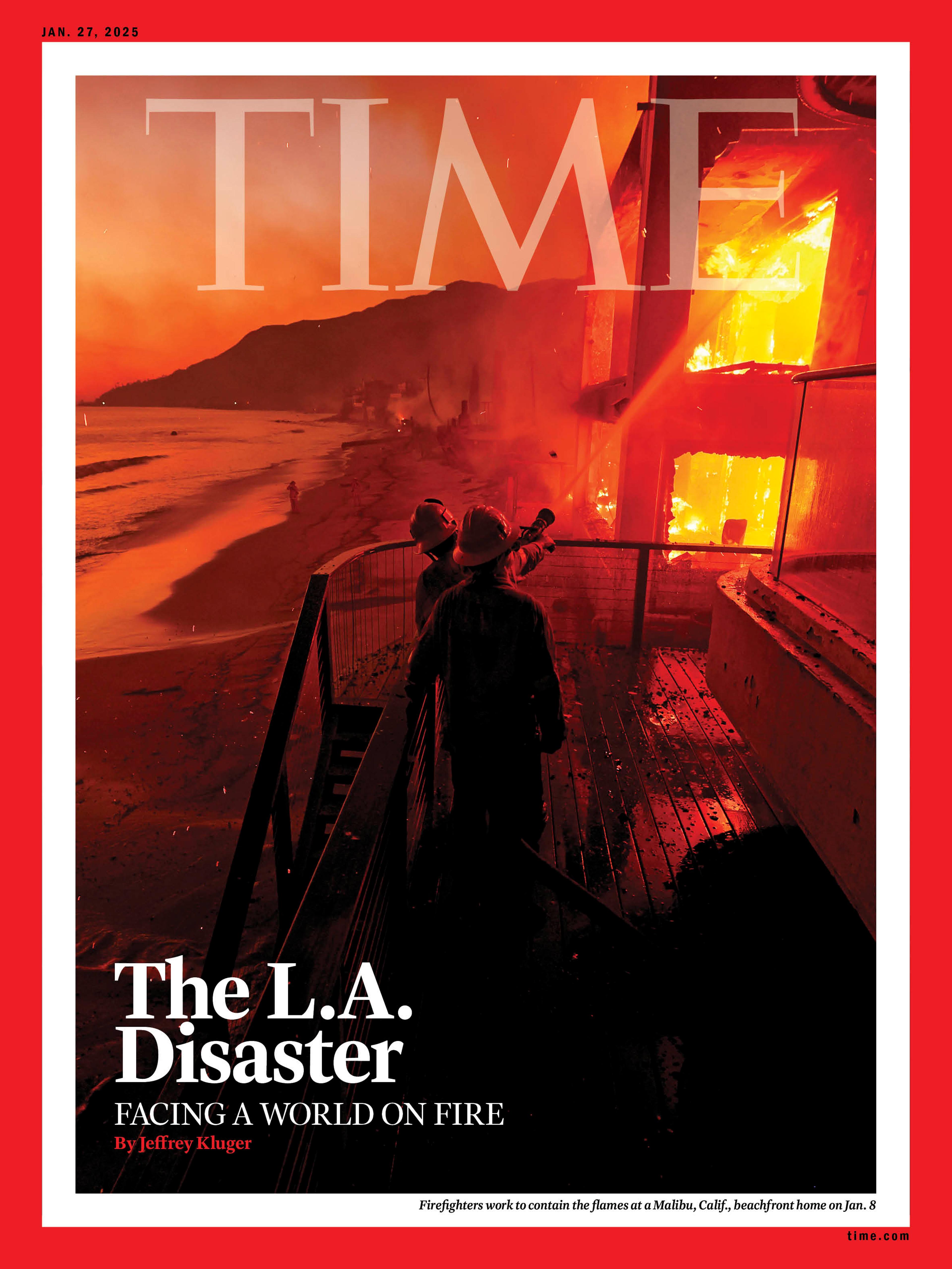 The L.A. Disaster California Fire Time Magazine Cover