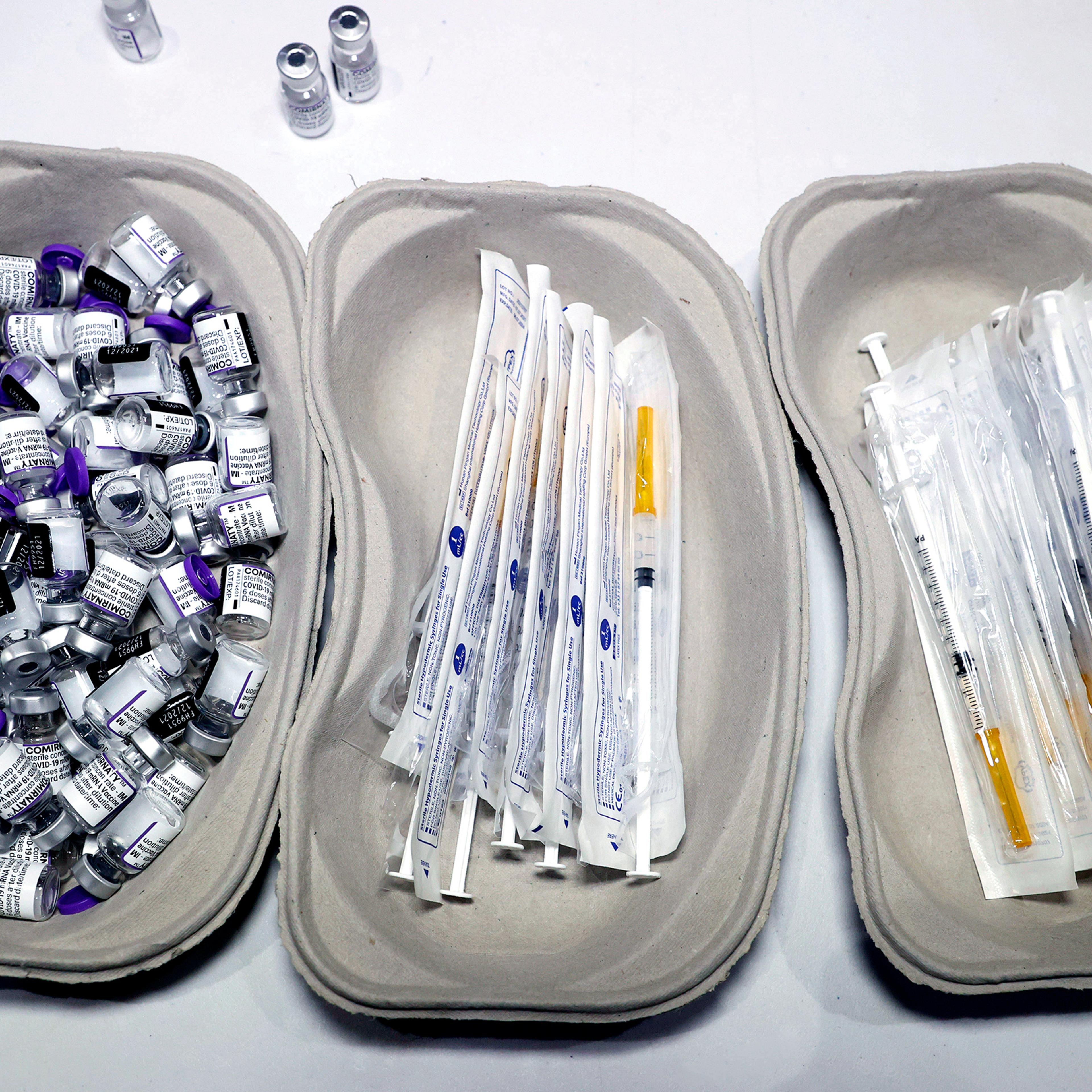 Preparation of a Covid-19 Pfizer, BioNTech vaccine