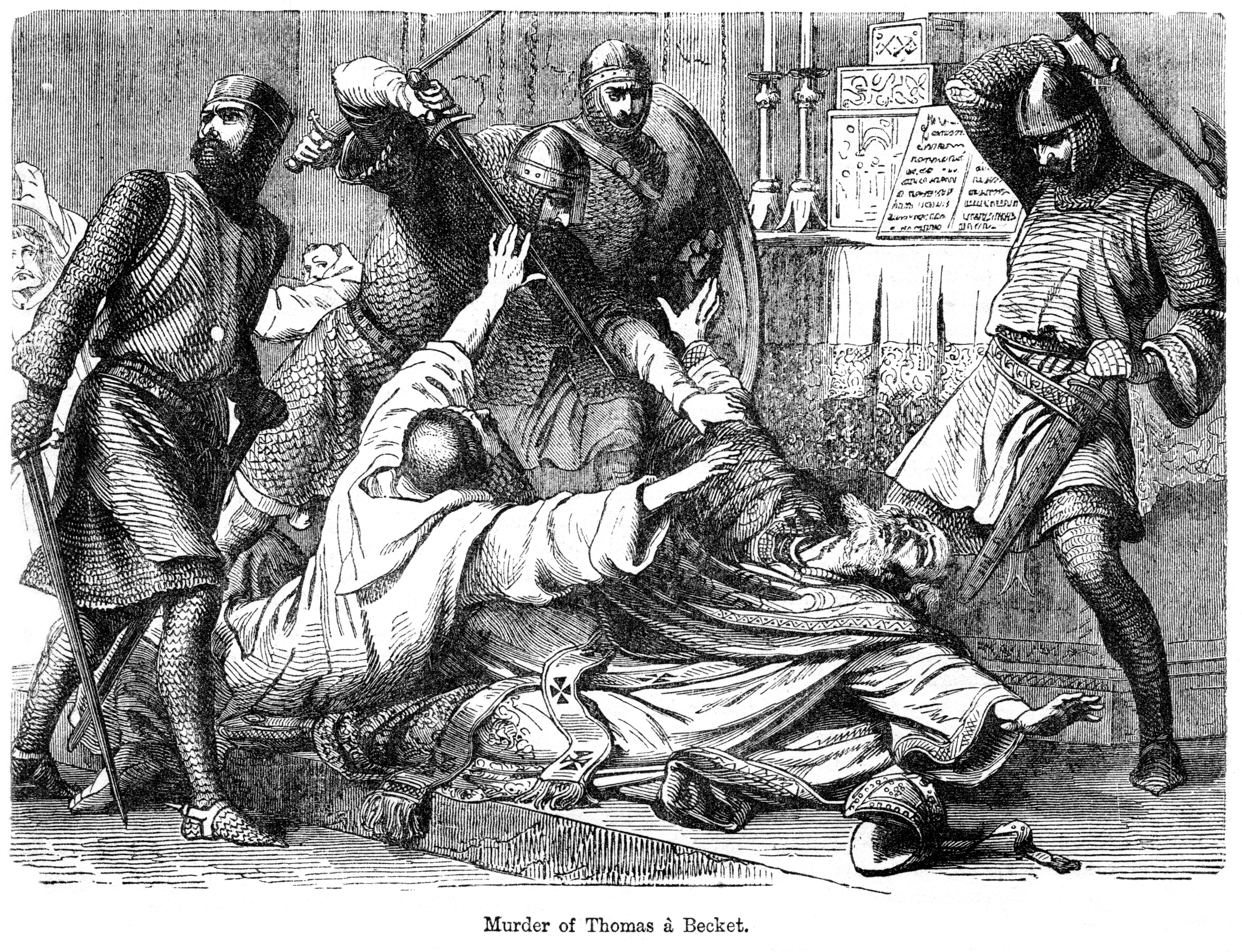 'Murder of Thomas a Becket', 1170.