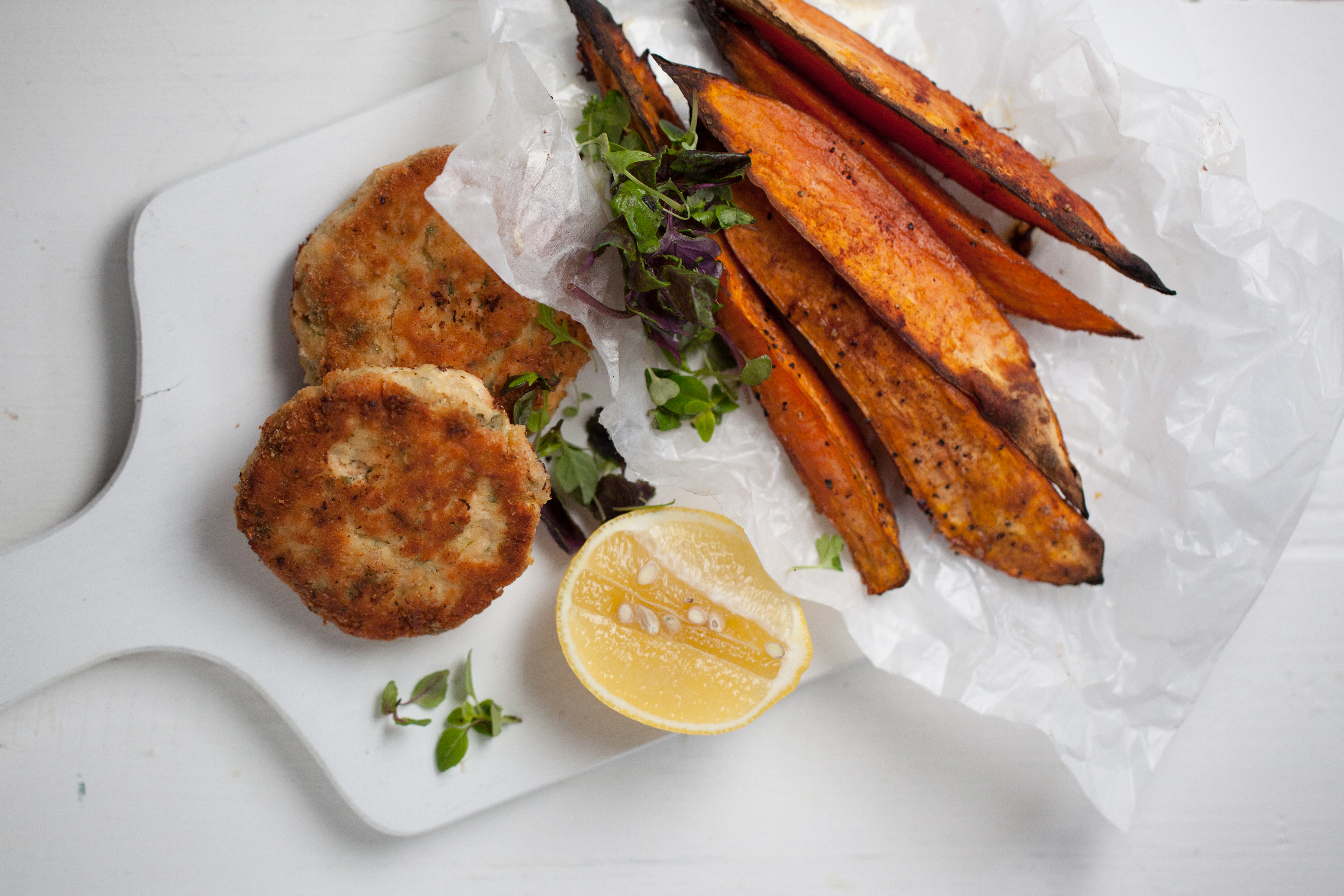 Salmon burgers recipe