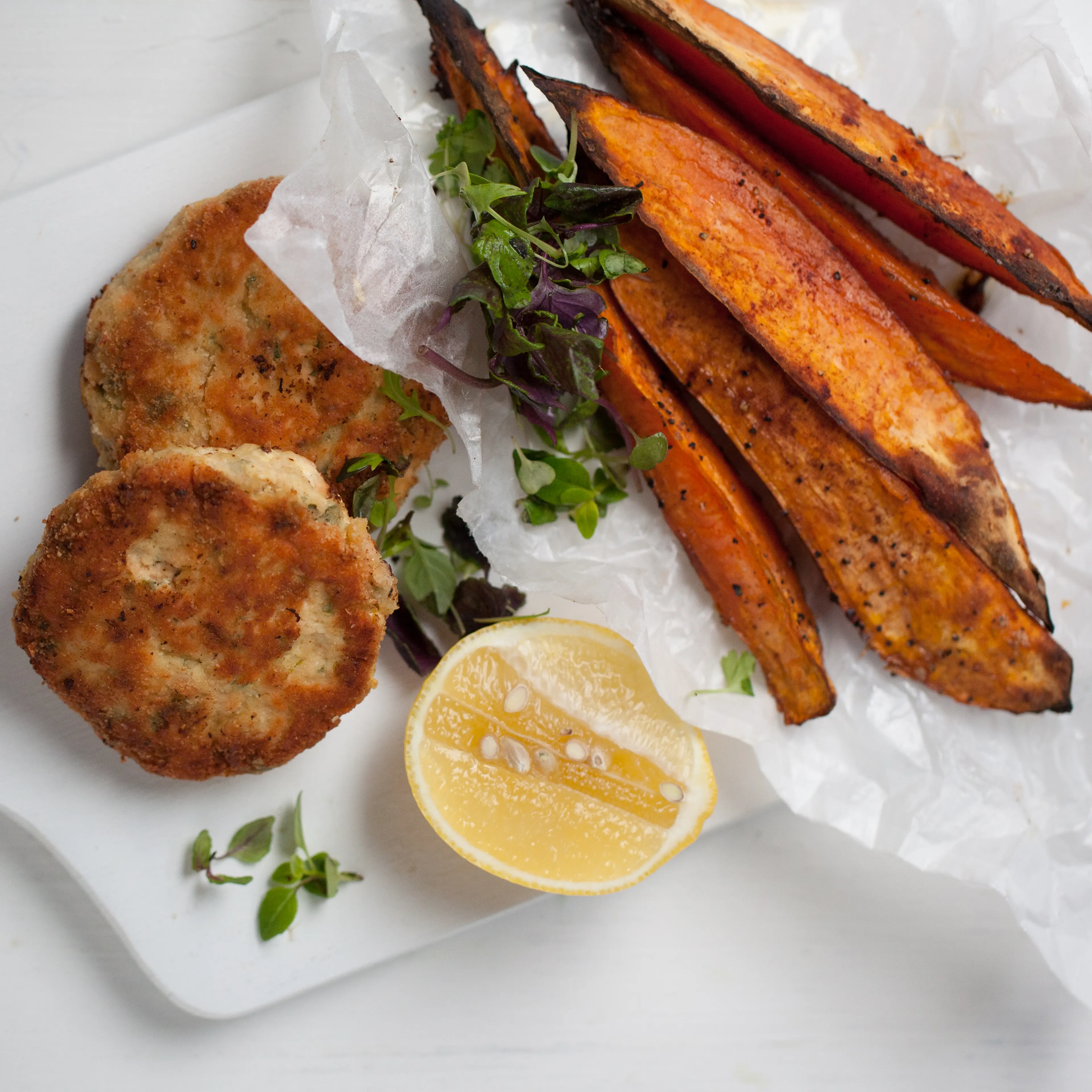 Salmon burgers recipe