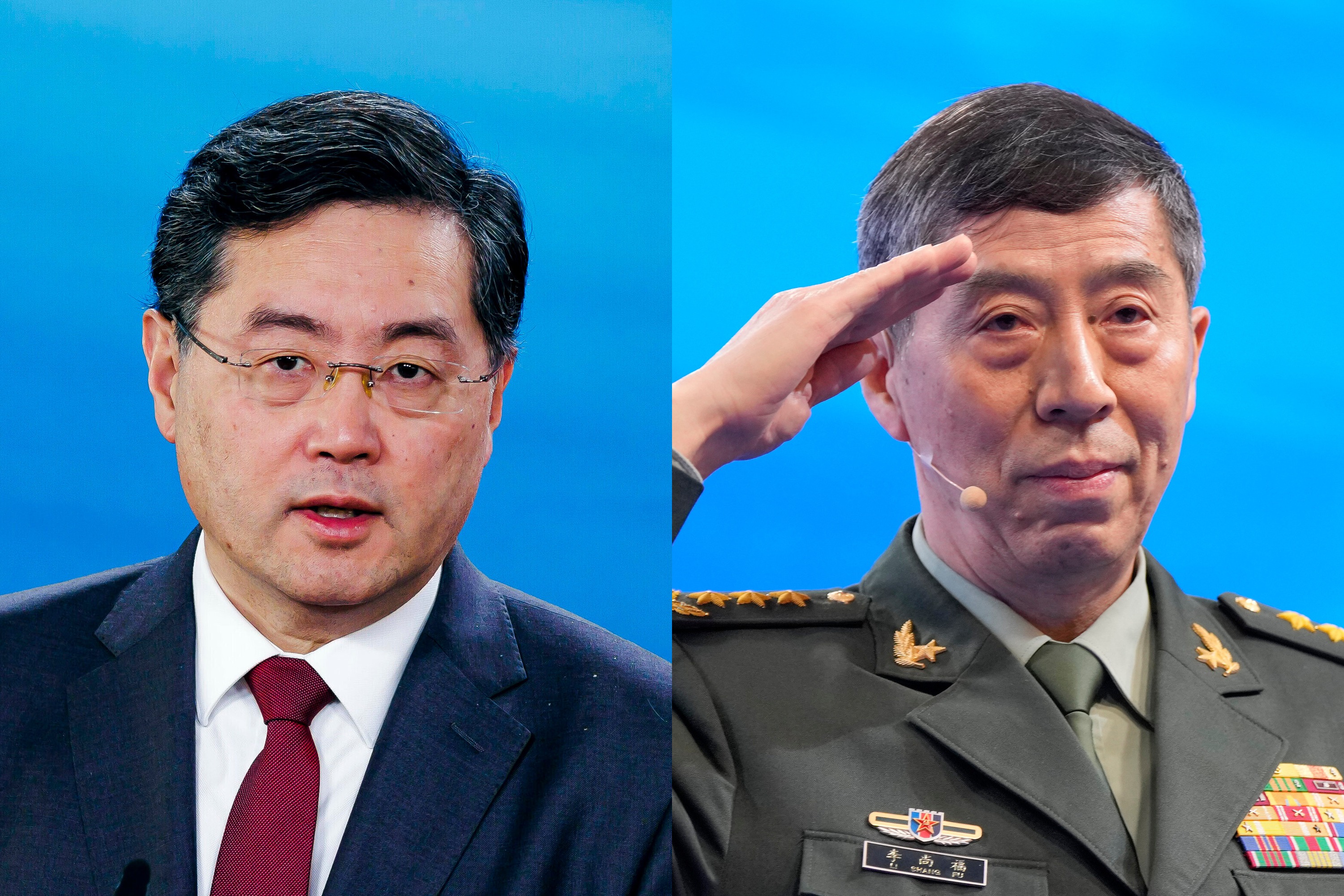 Qin Gang, China’s minister of foreign affairs, in Berlin on May 9; Li Shangfu, China’s minister of national defense, in Singapore on June 4.