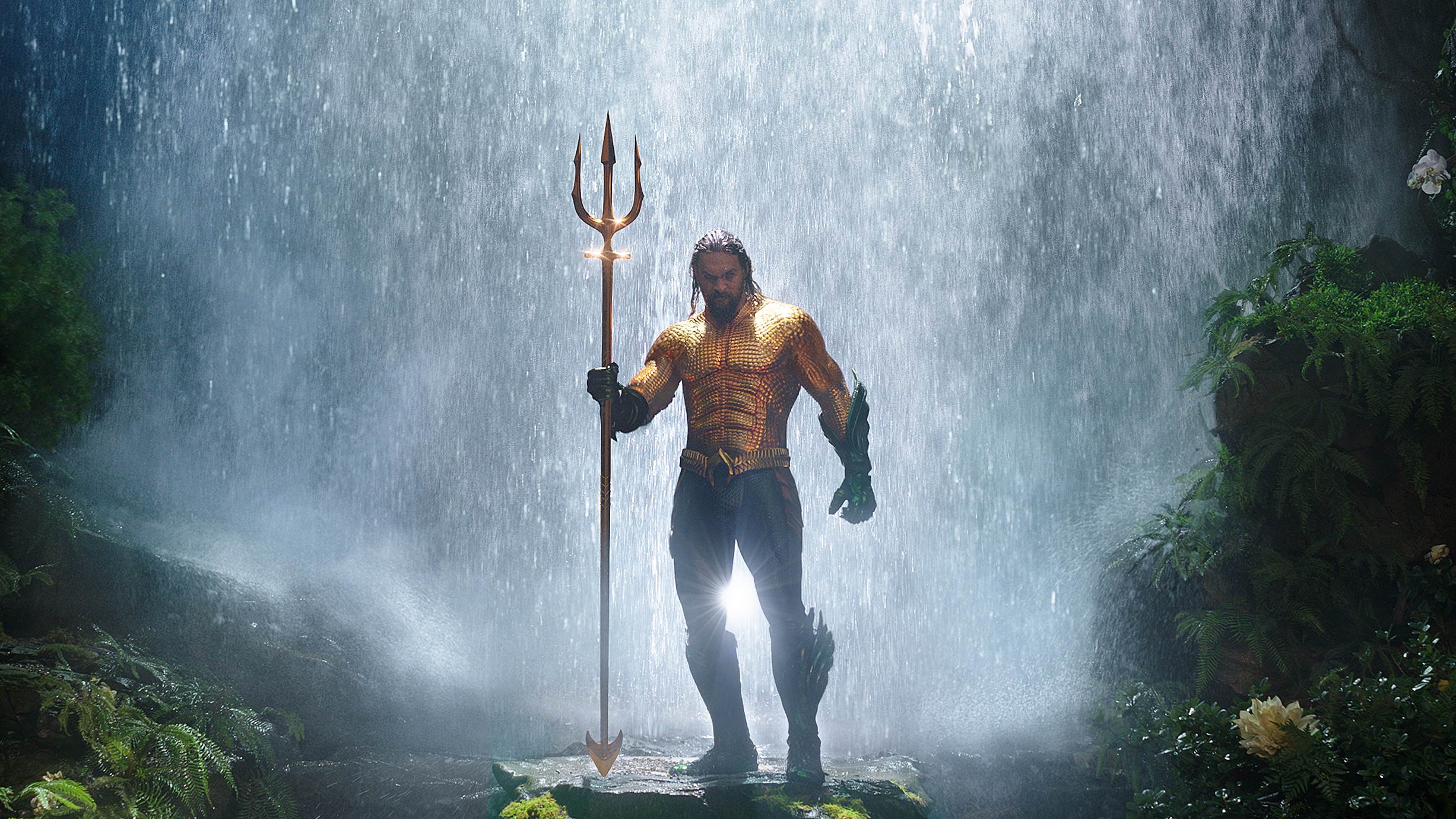 Jason Momoa as Aquaman in "Aquaman."