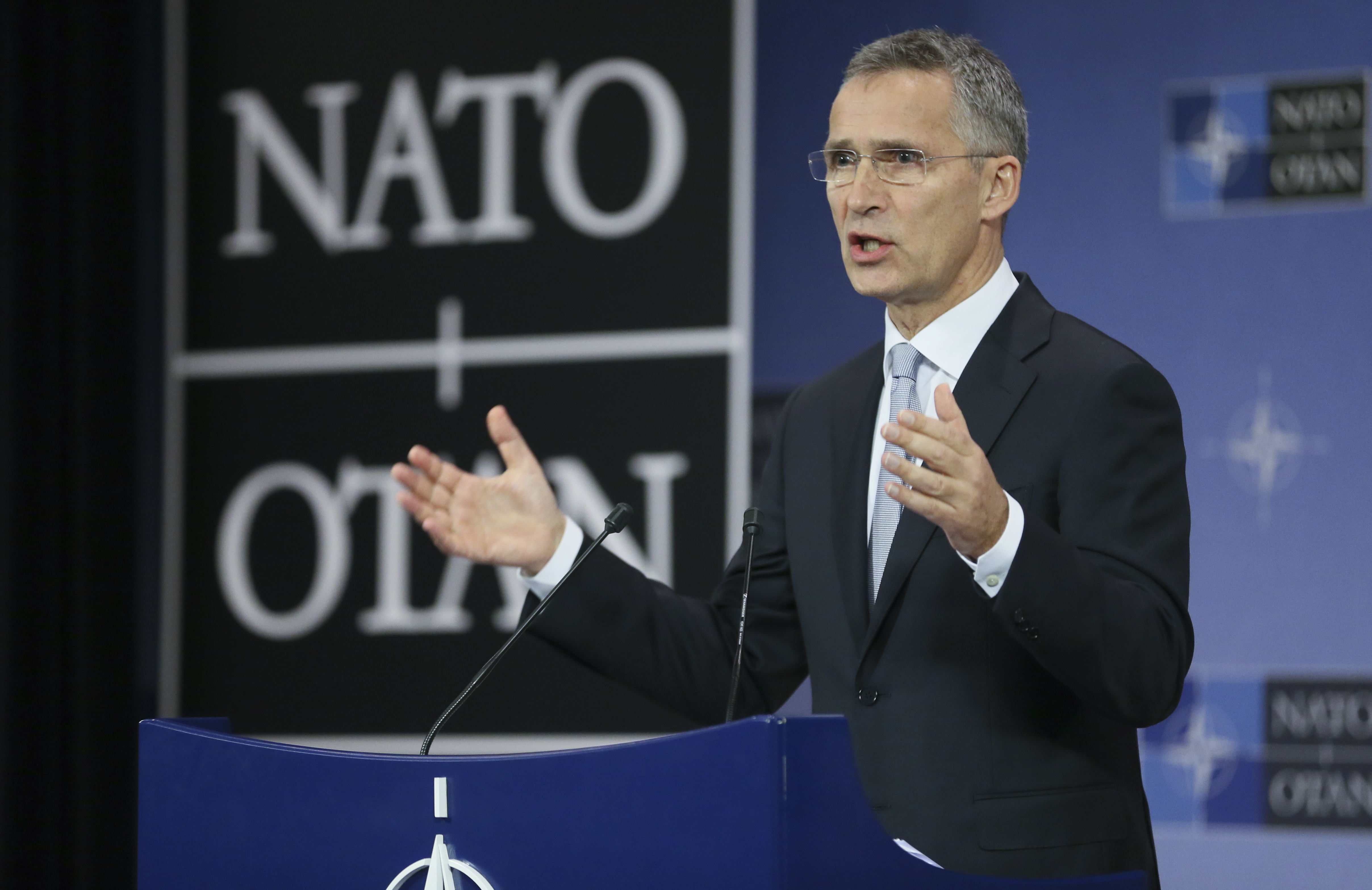 NATO Secretary General Jens Stoltenberg Presser