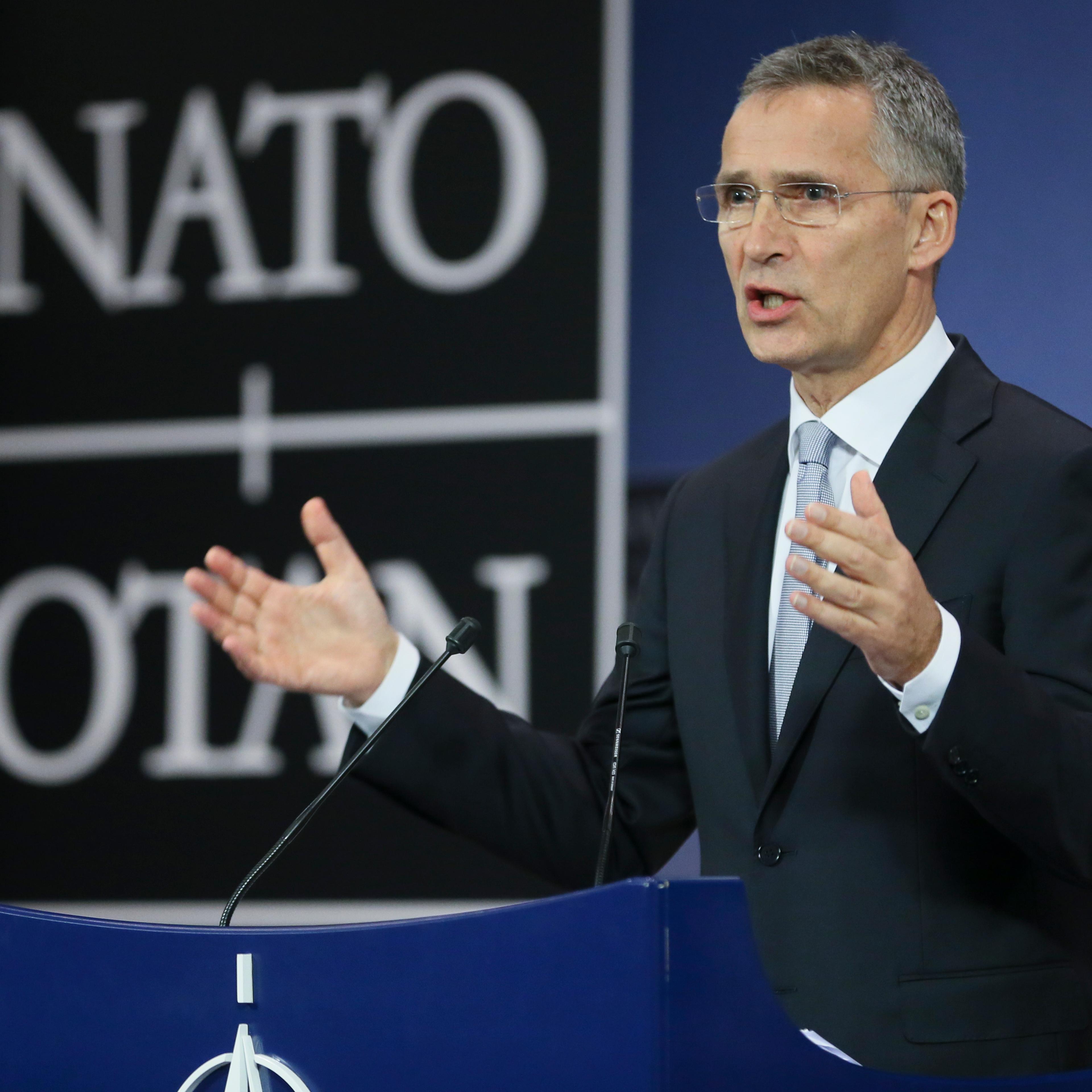 NATO Secretary General Jens Stoltenberg Presser