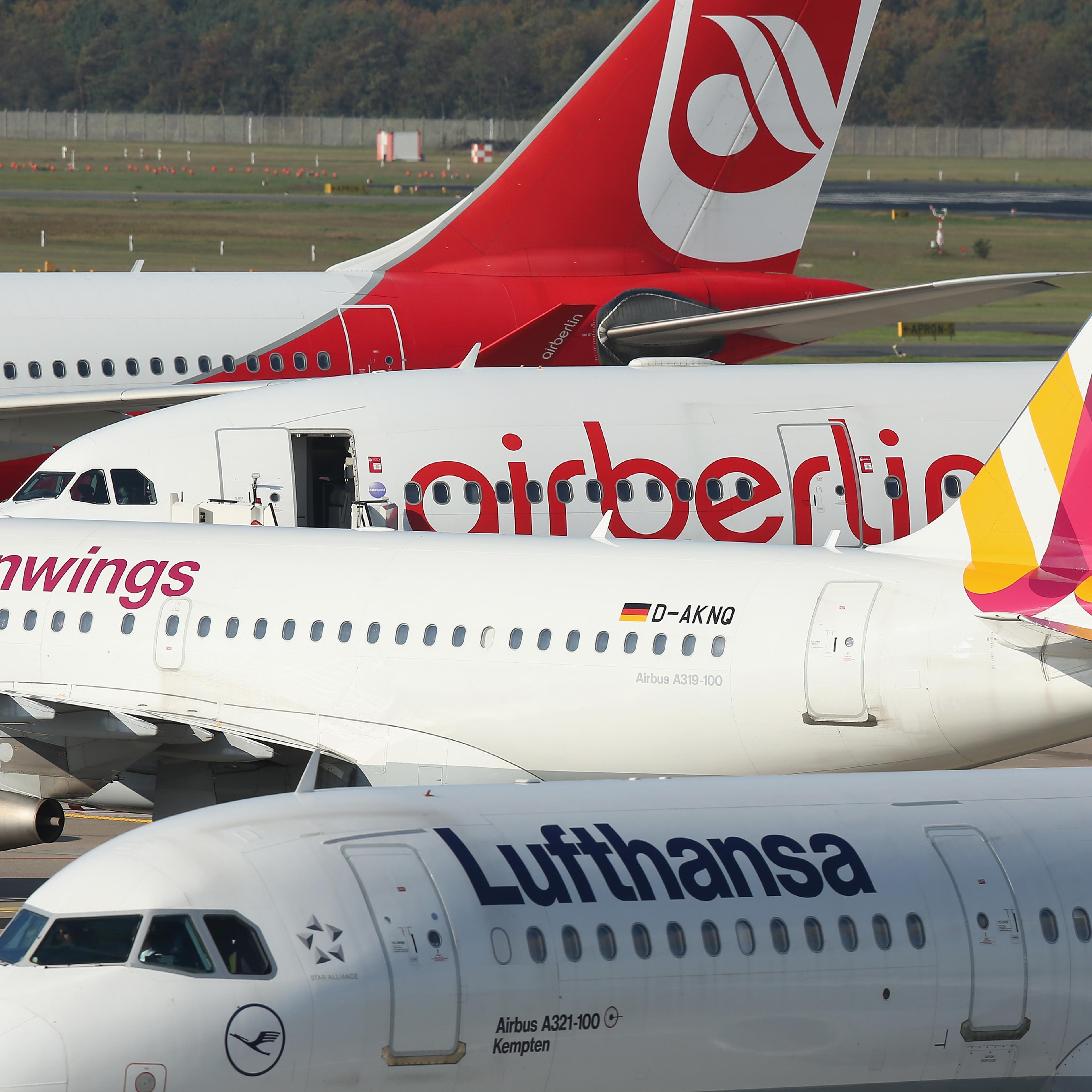 Passenger Planes Of German Airlines