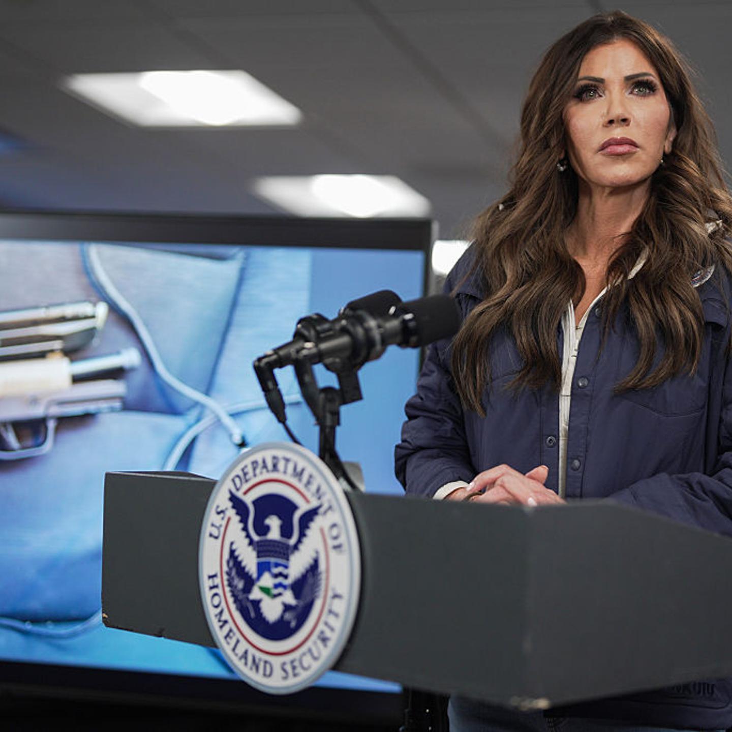 DHS Secretary Noem Holds Press Conference After Deadly Shooting In Minneapolis