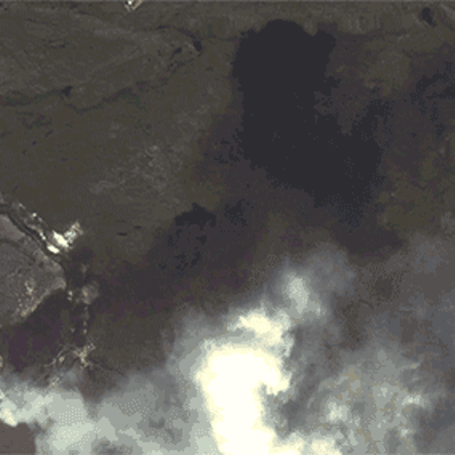 Witness A Volcanic Eruption From Space
