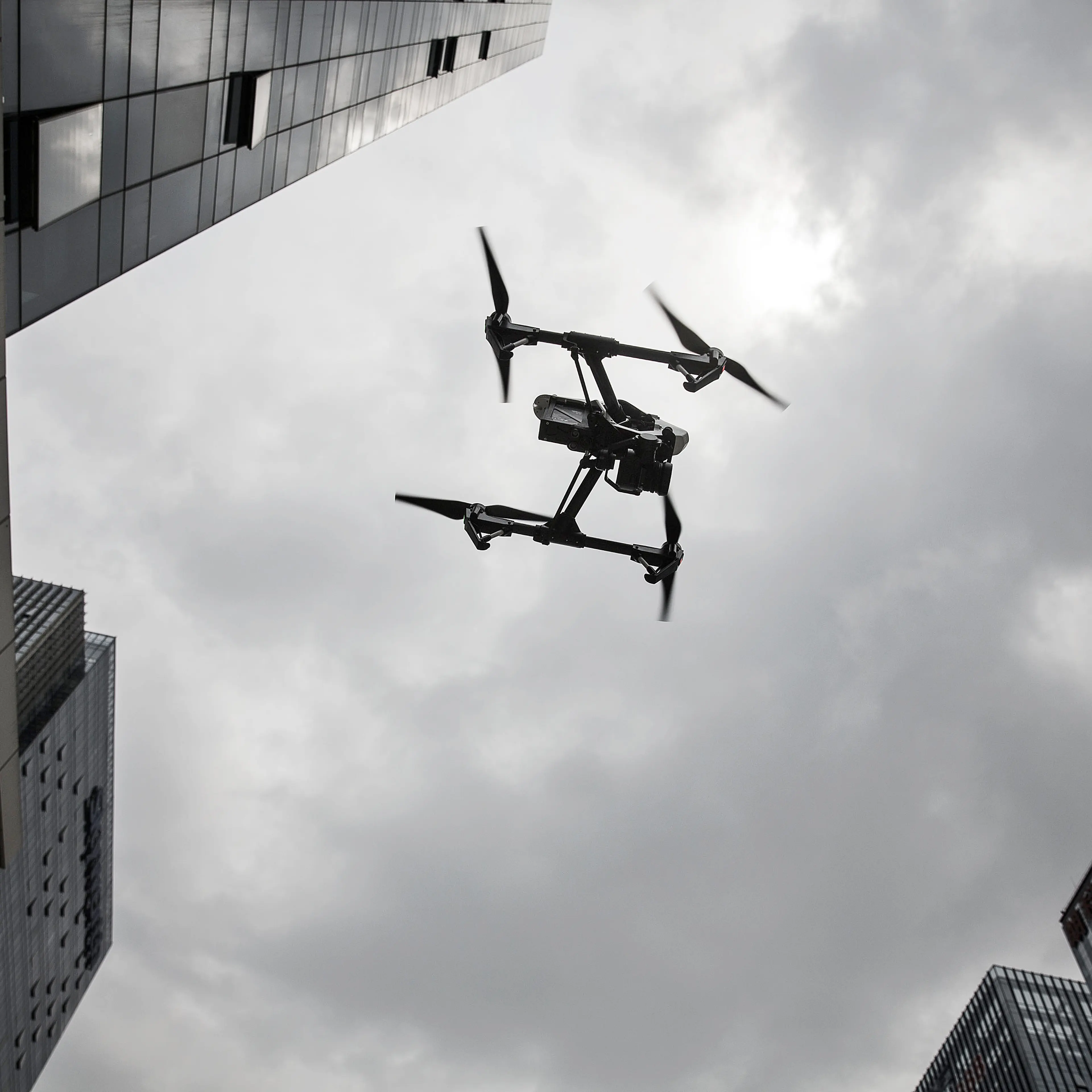 DJI Drones at SZ DJI Technology Co. Headquarters As Company Said To Be Willing to Share Drones' Data With Chinese Government