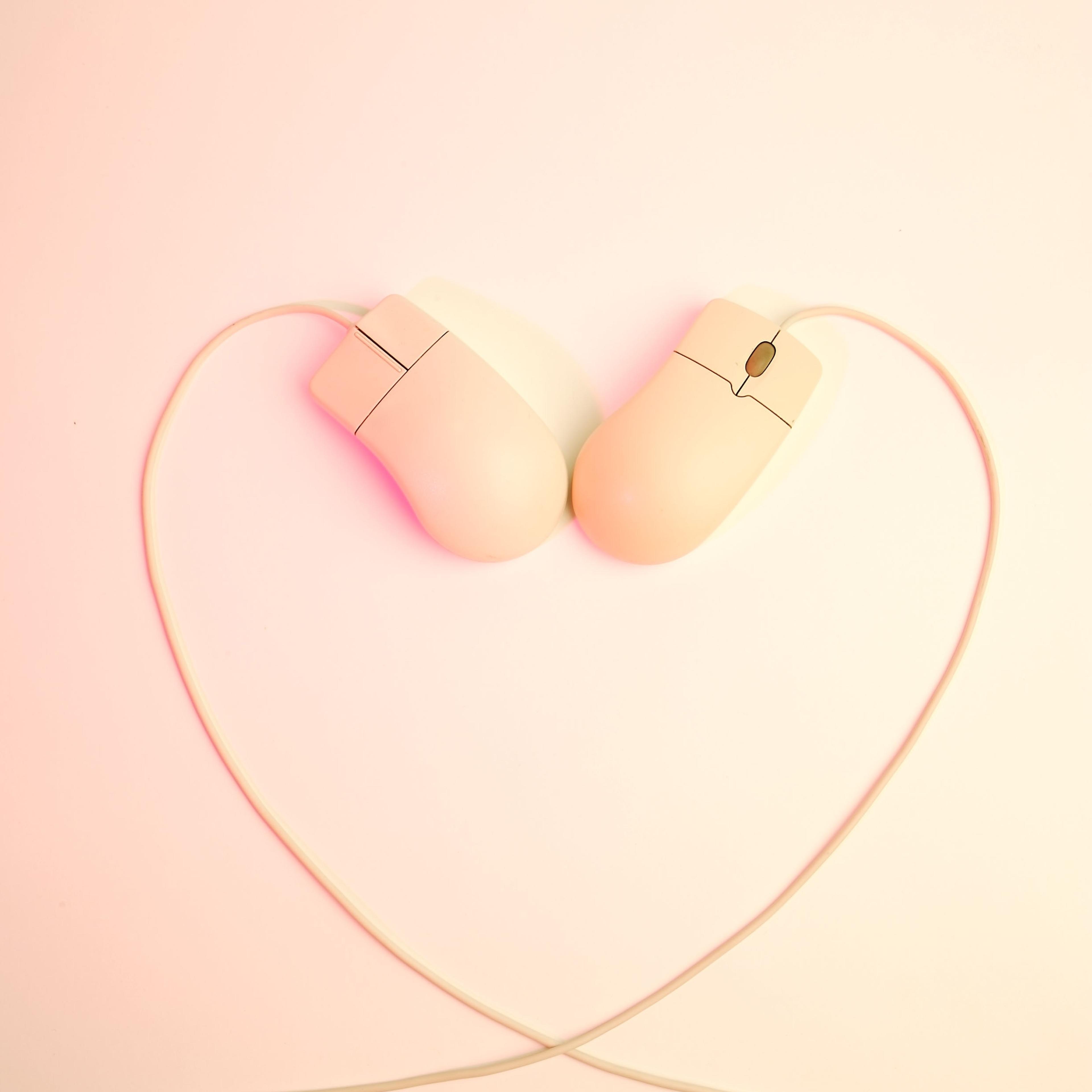 computer mouse heart