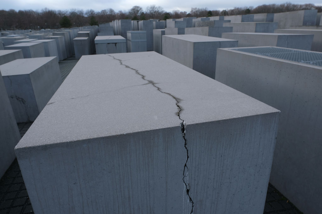 Stellae At Holocaust Memorial Show Damage