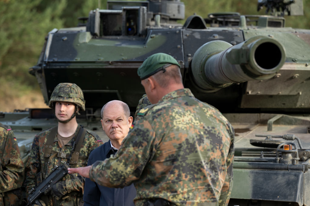 Chancellor Scholz Visits Bundeswehr Army Training Center