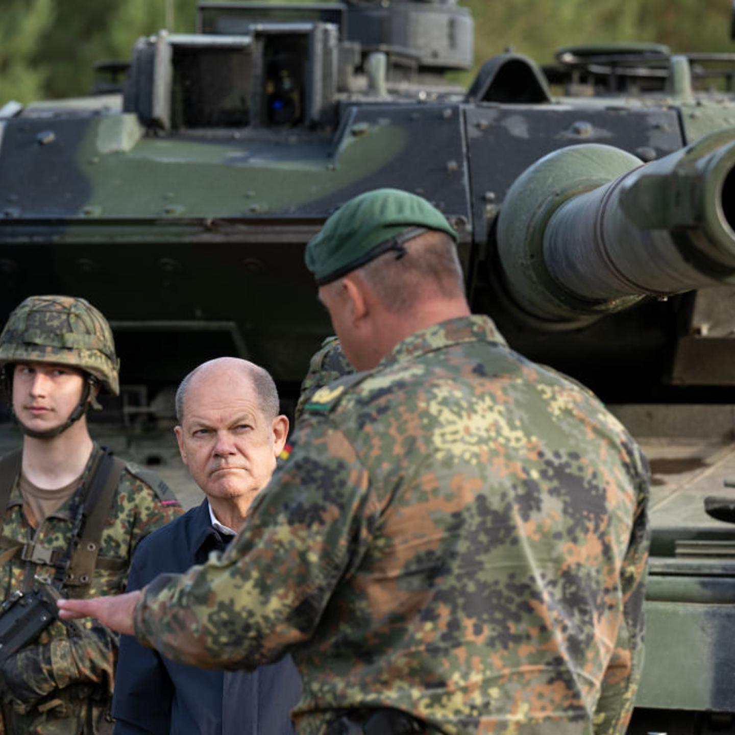 Chancellor Scholz Visits Bundeswehr Army Training Center