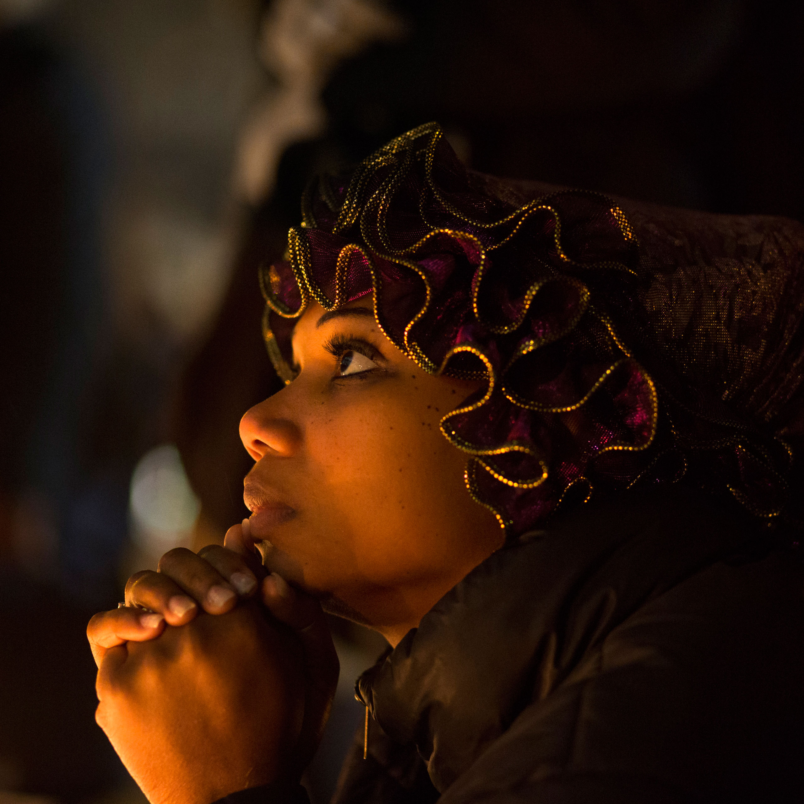Paris Mourners on Place de la Republique