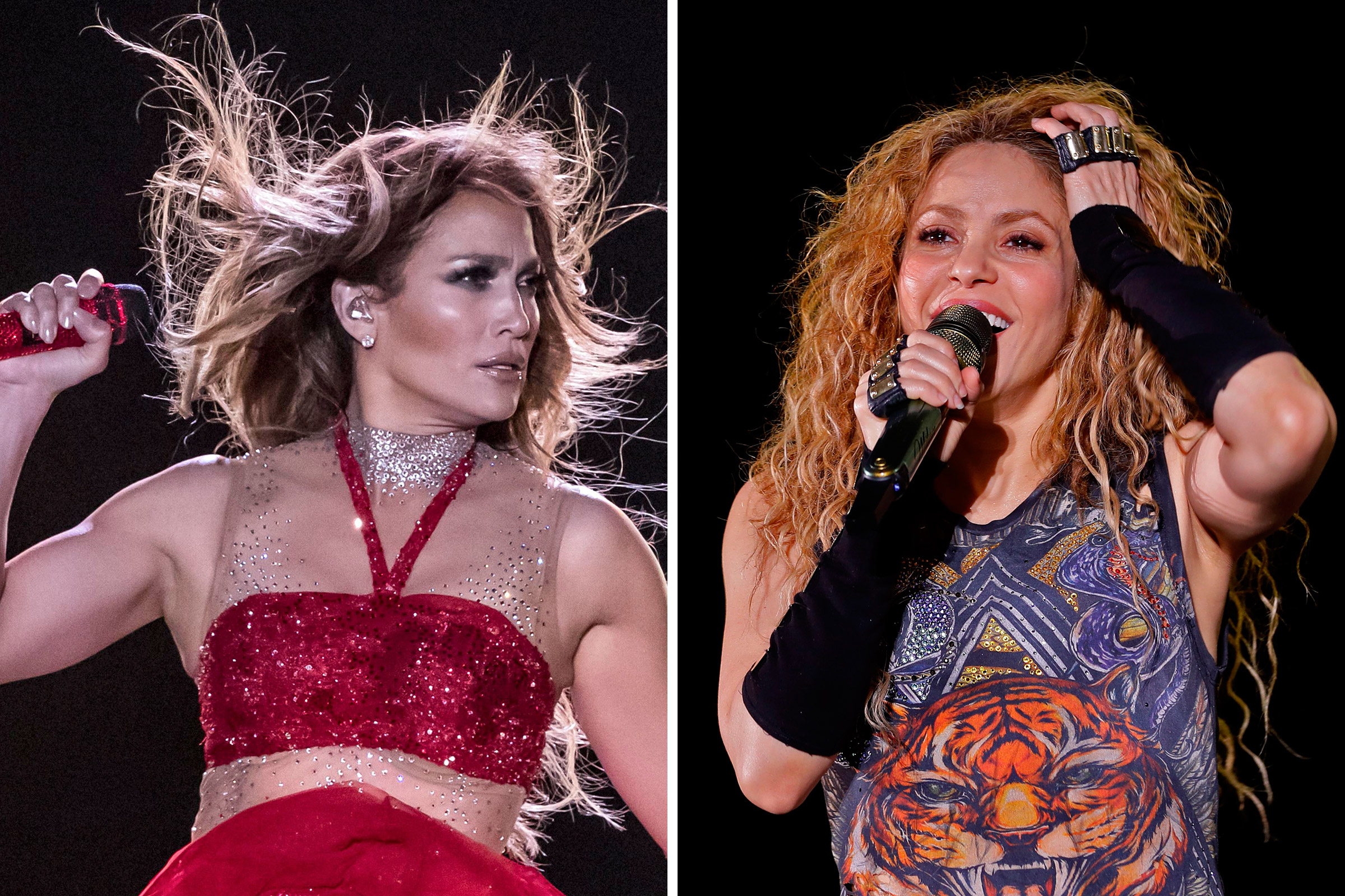 Jennifer Lopez and Shakira