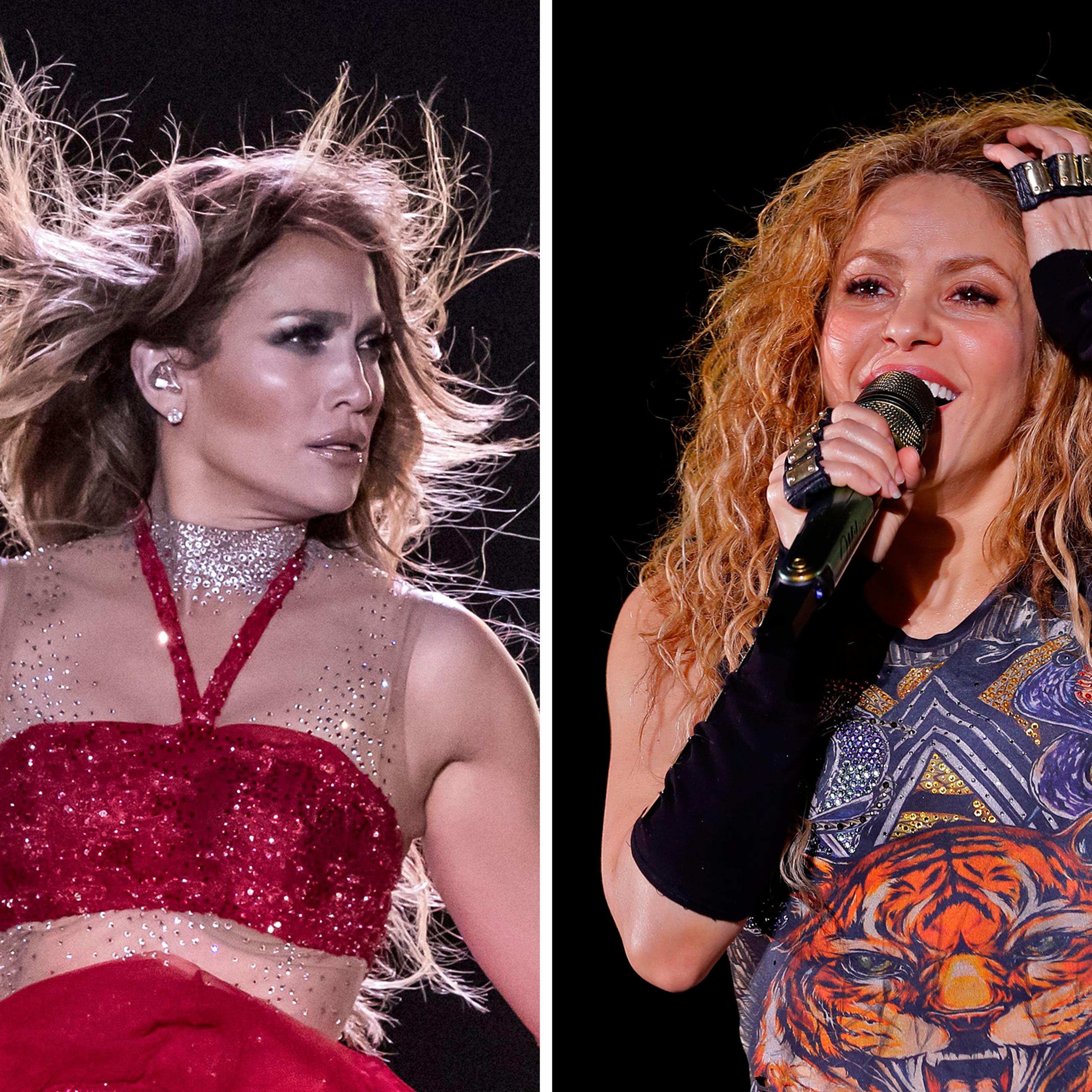 Jennifer Lopez and Shakira