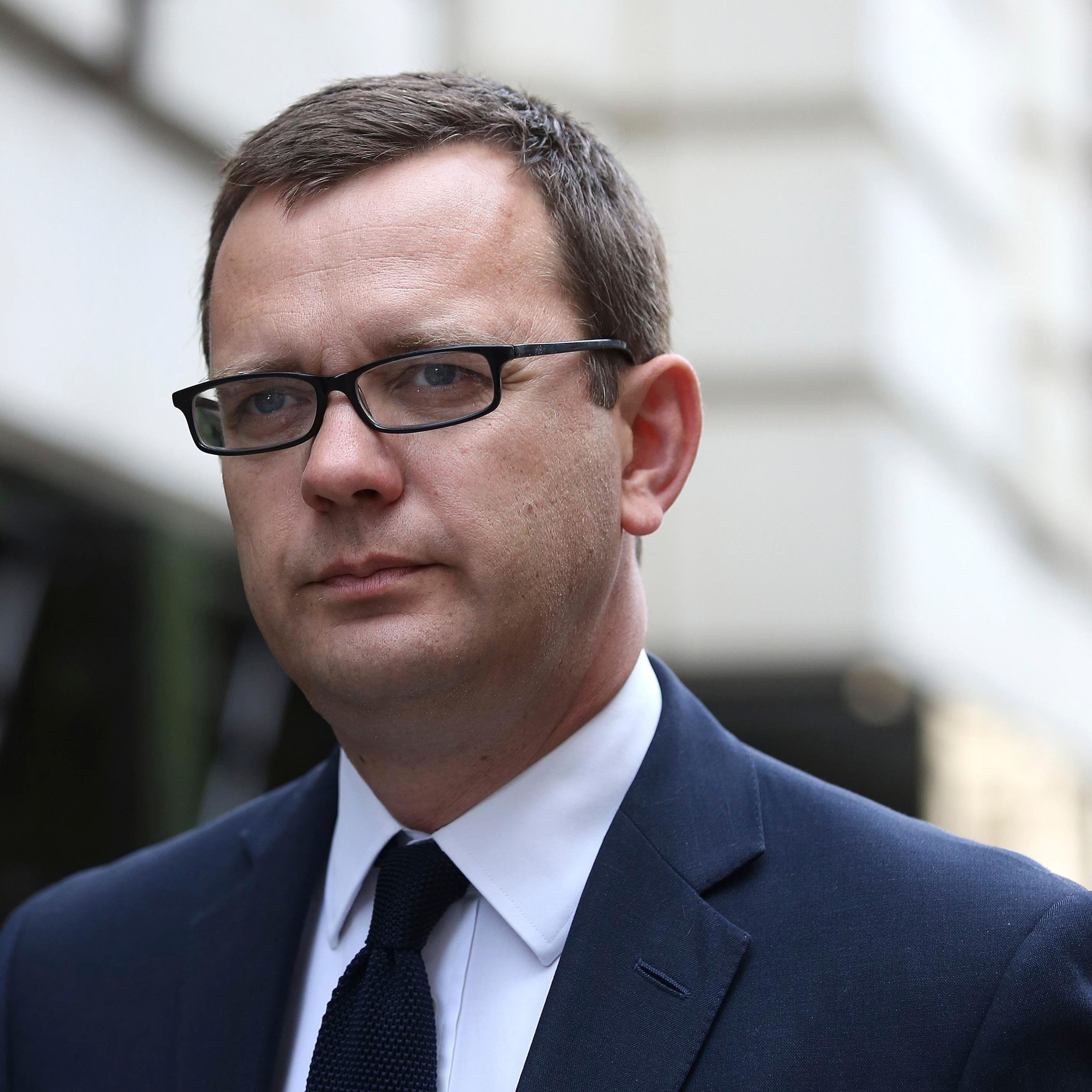 Former Editor of the News of the World Andy Coulson arrives at the Old Bailey in London on June 24, 2014.