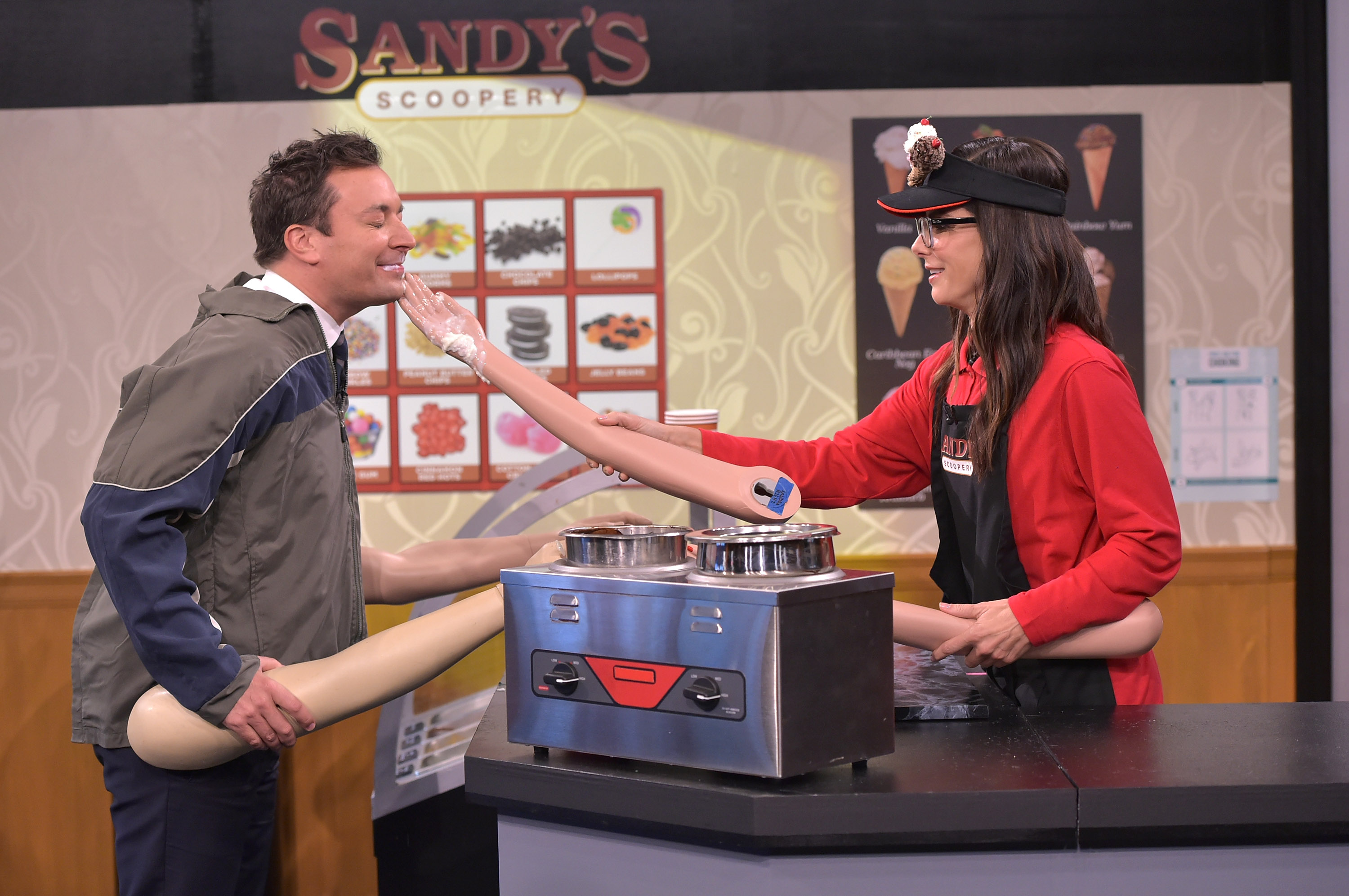 Sandra Bullock Jimmy Fallon