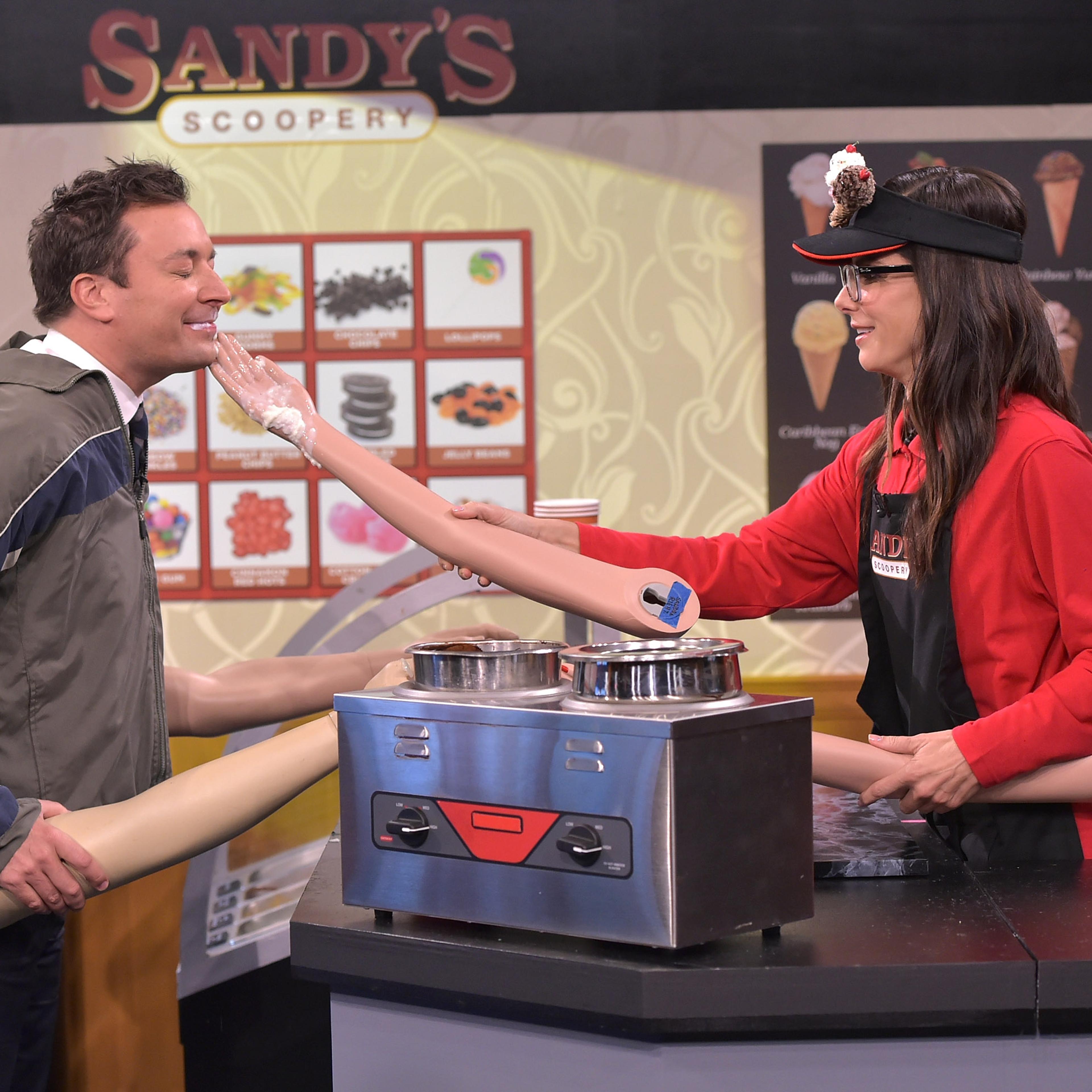 Sandra Bullock Jimmy Fallon