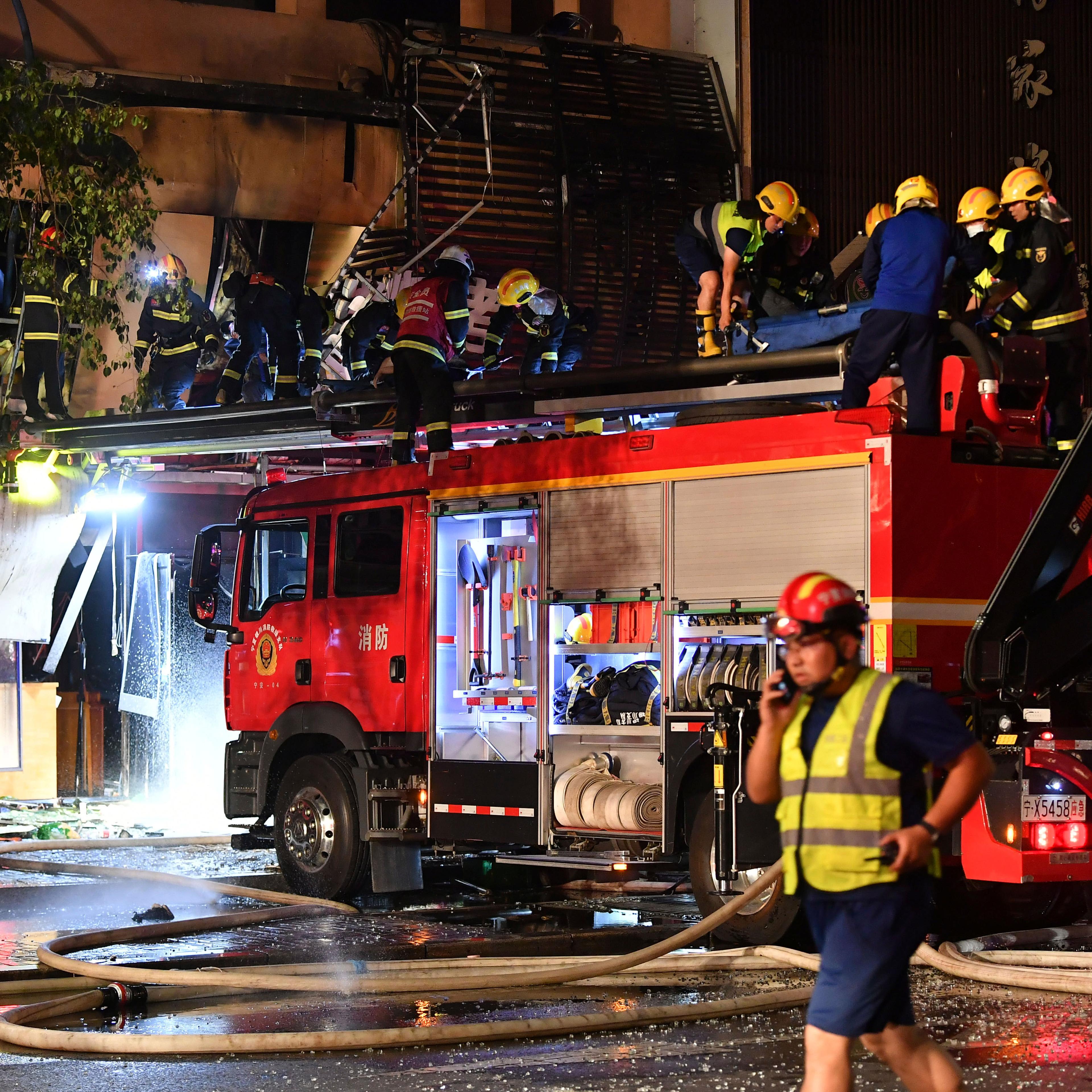 China Restaurant Explosion