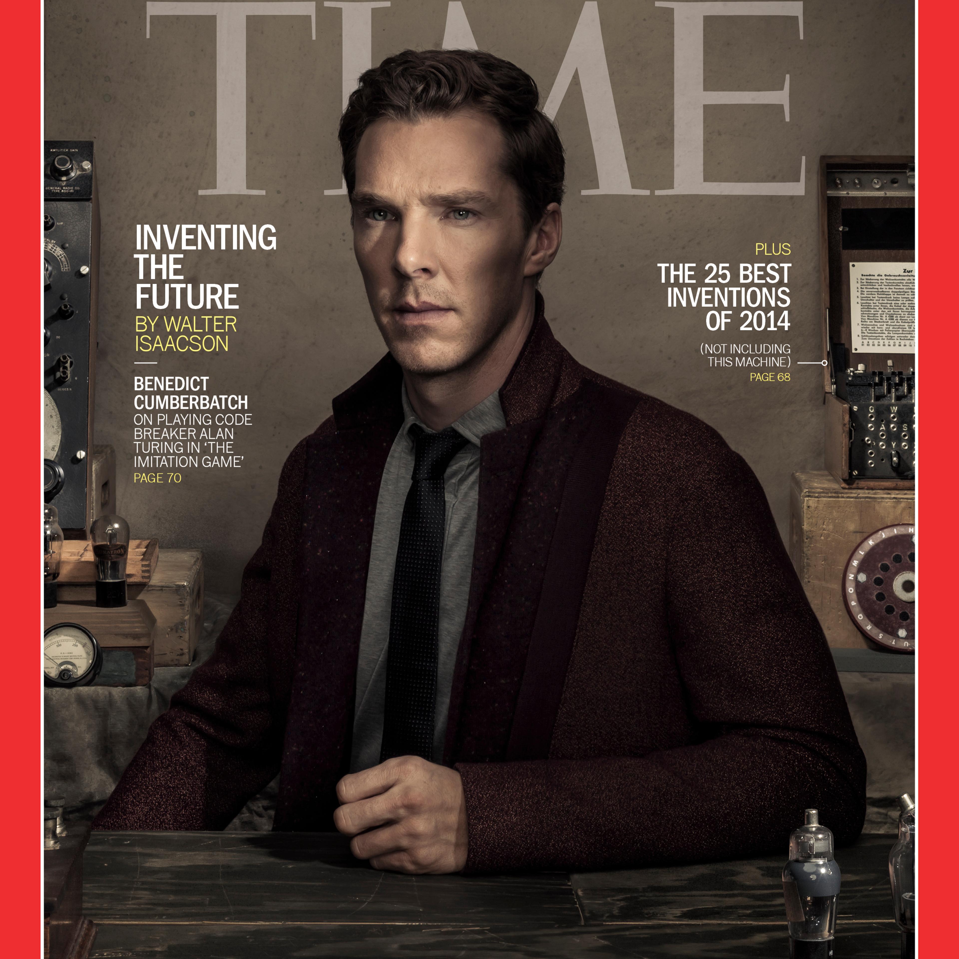 The Genius Issue Benedict Cumberbatch Time Magazine Cover
